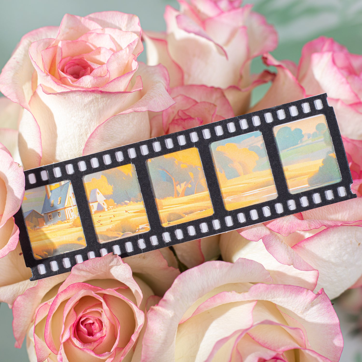 Beautiful Scenery in Memory Sticker Book