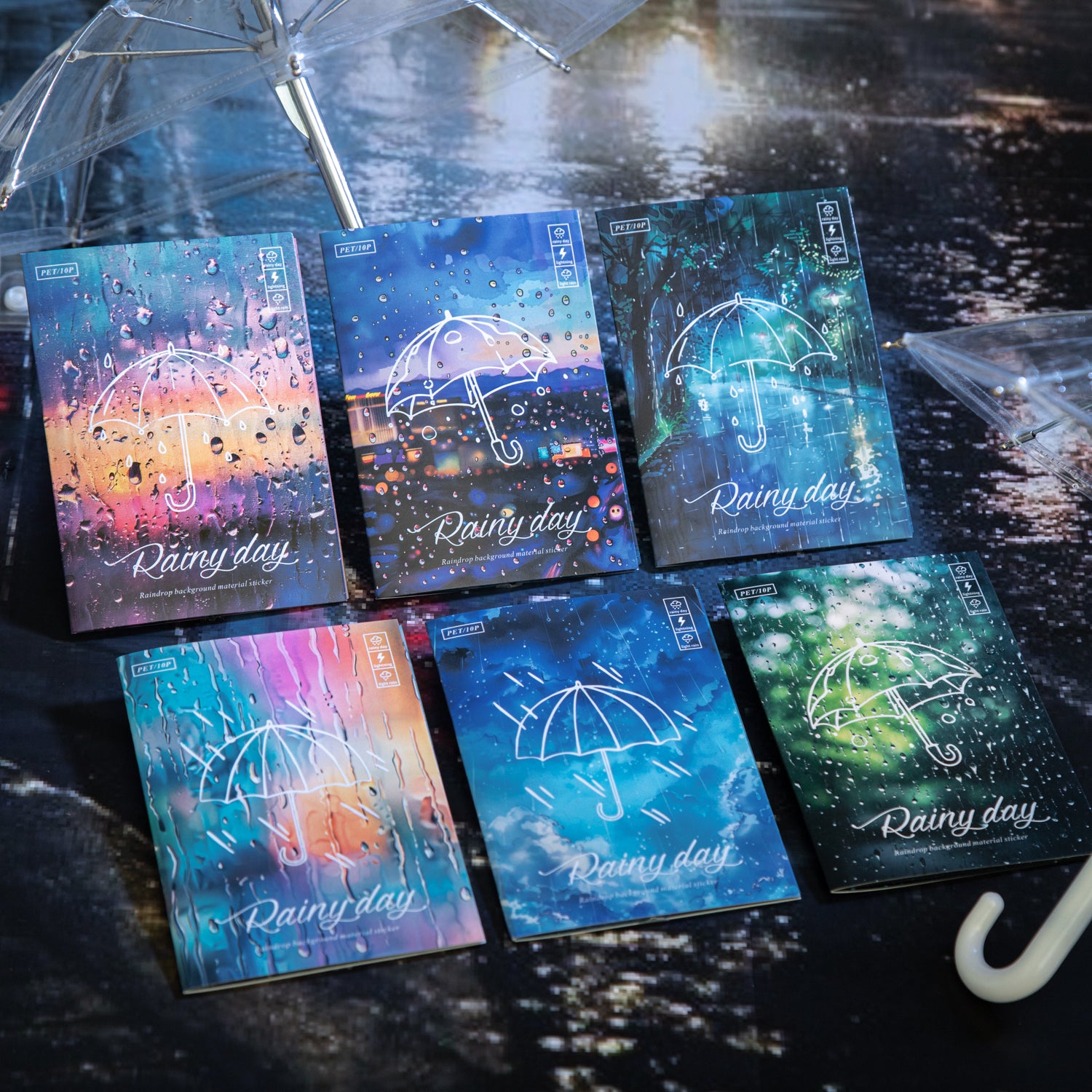 Rainy Day PET Sticker