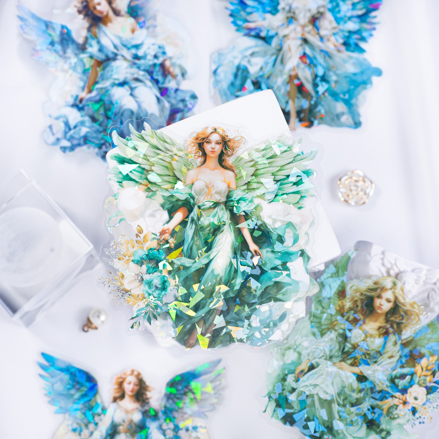 Angel Carol PET Sticker