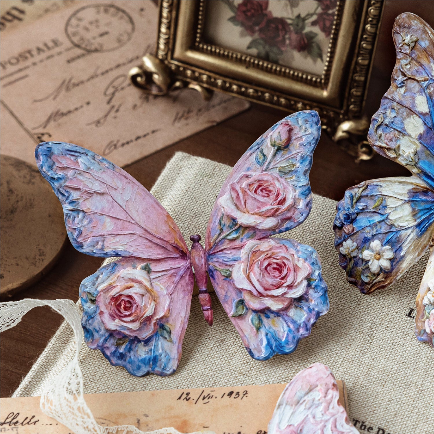 Monet's Butterfly Poetry Series Sticker