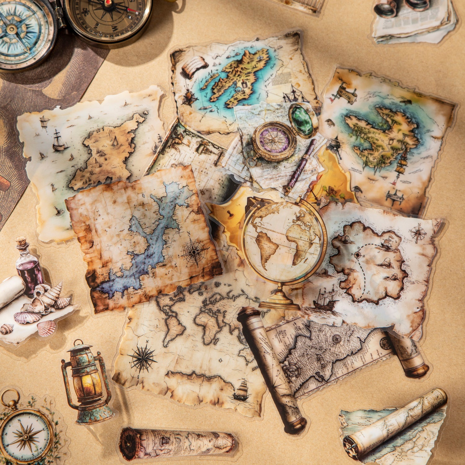 Maritime Travel PET Sticker