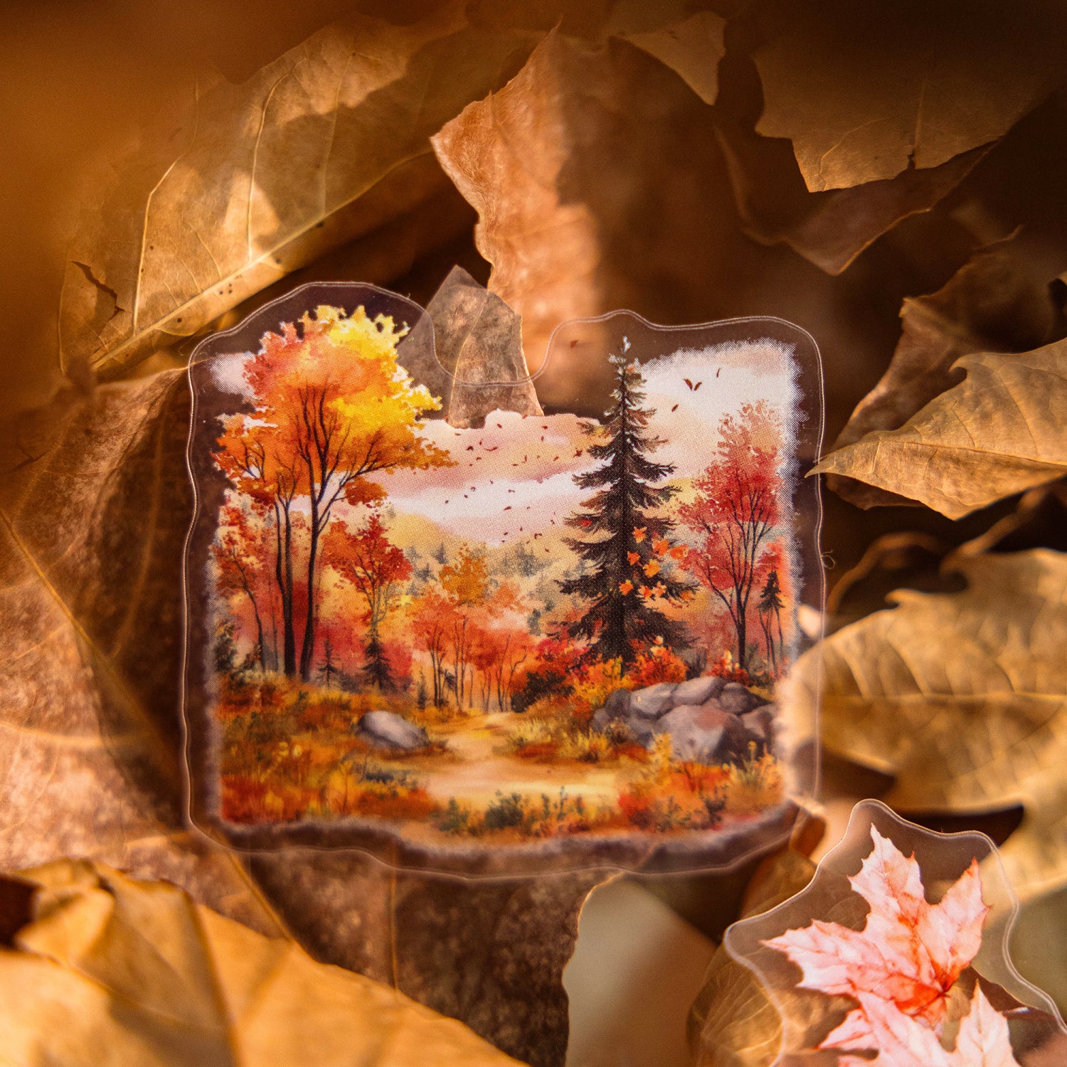 Life in Autumn PET Sticker
