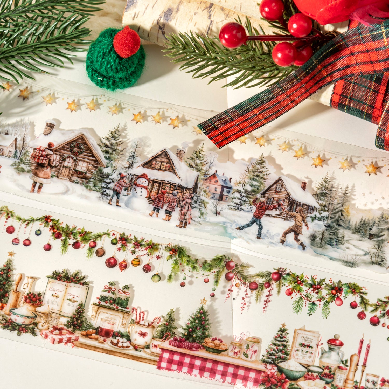 Christmas Day PET Tape