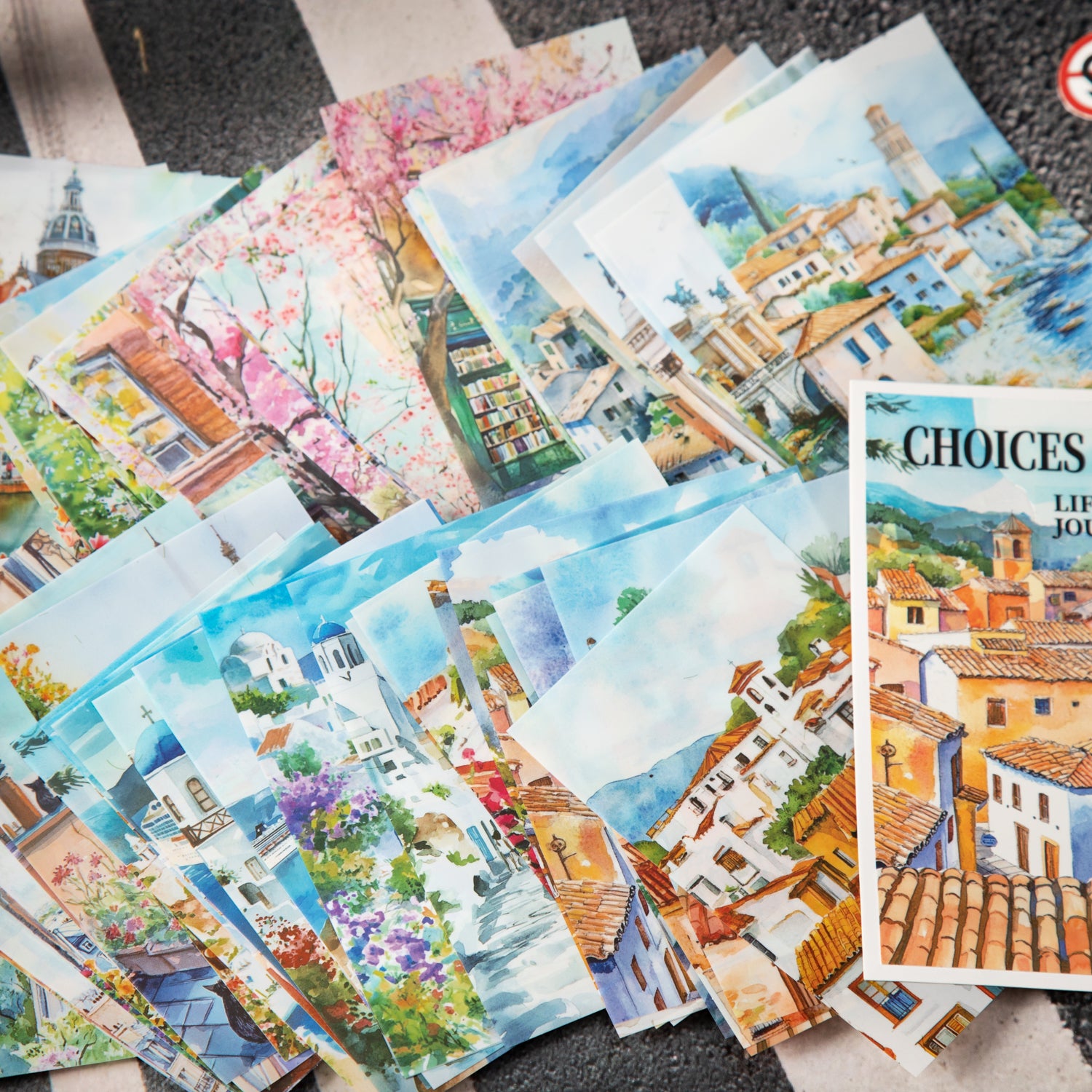 Circumnavigation Background PET Sticker