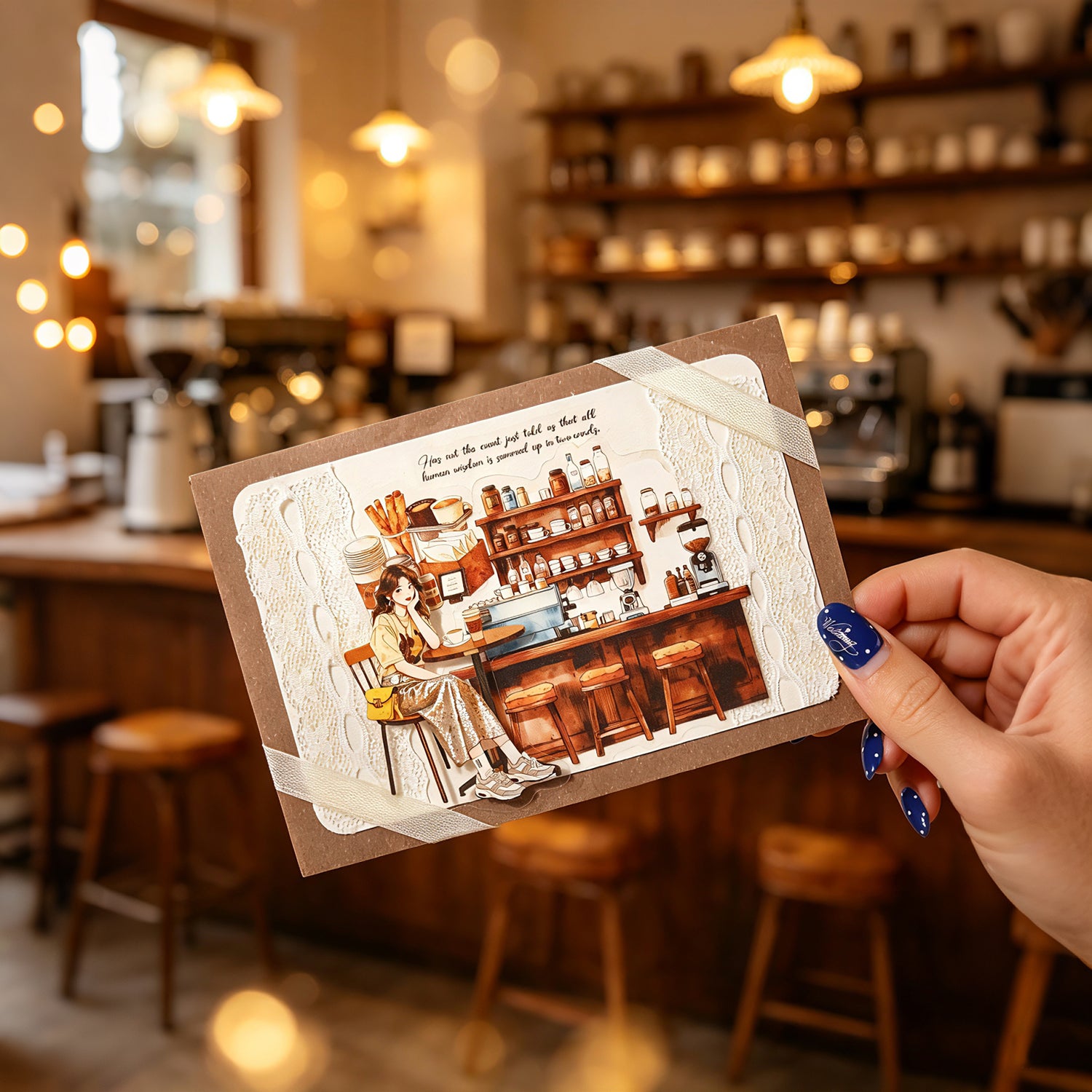Cozy Life Girl Character Sticker