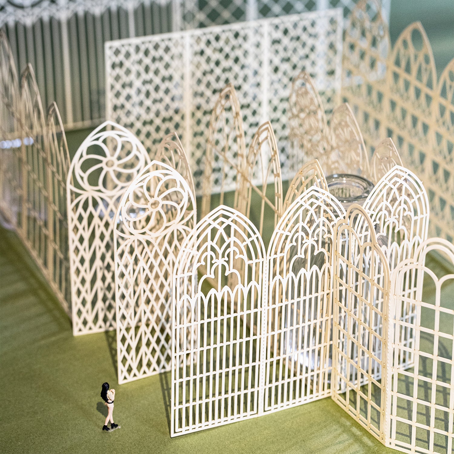 Light & Shadow Stained Glass Scrapbooking Paper