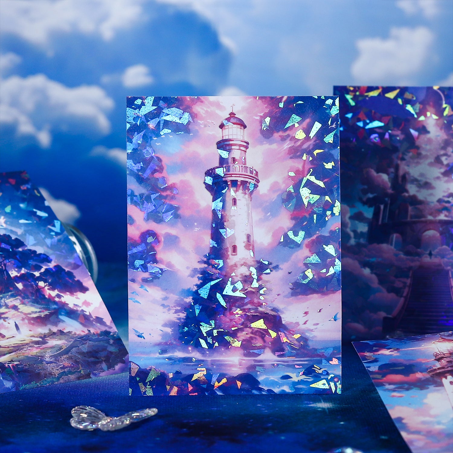 Castle in the Sky Scrapbook Journal Washi Sticker