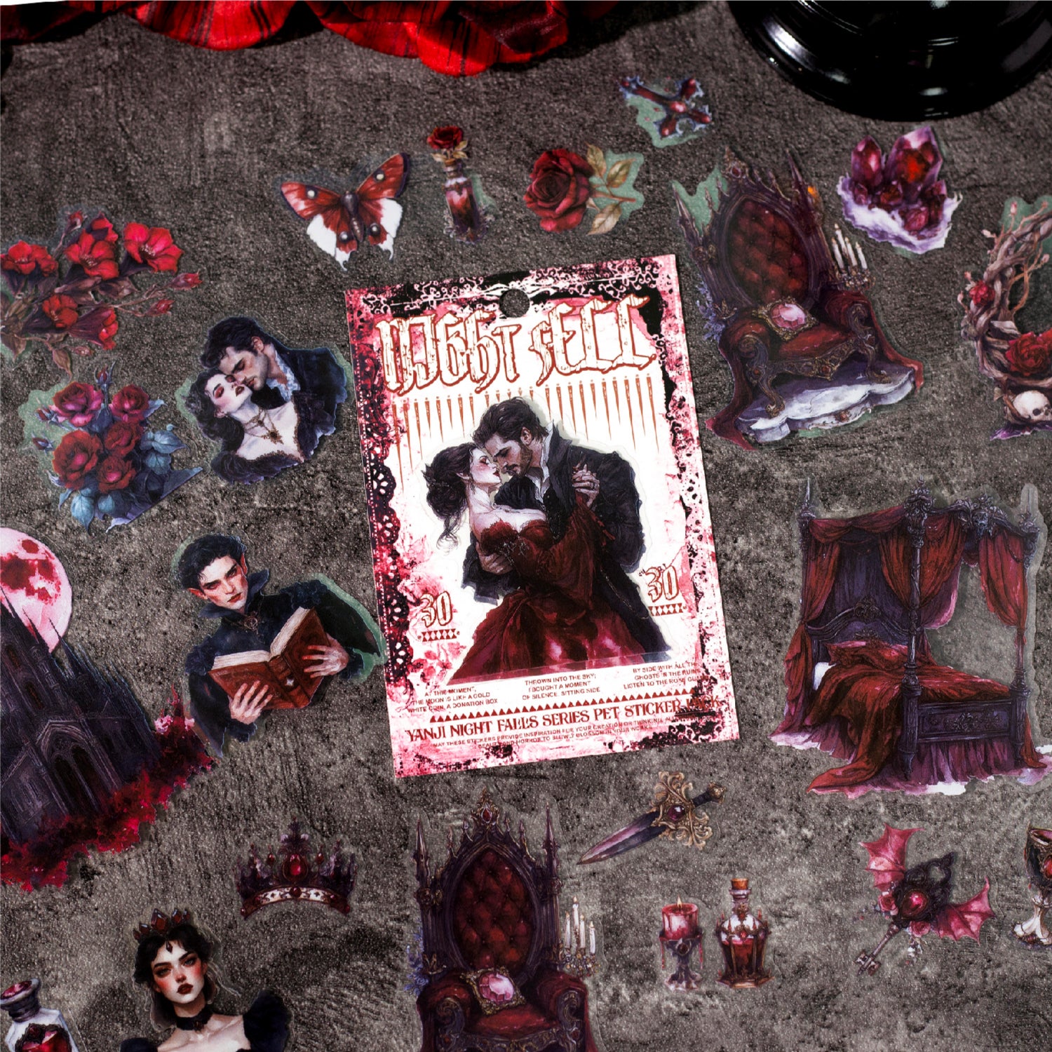 Night Falls PET Sticker