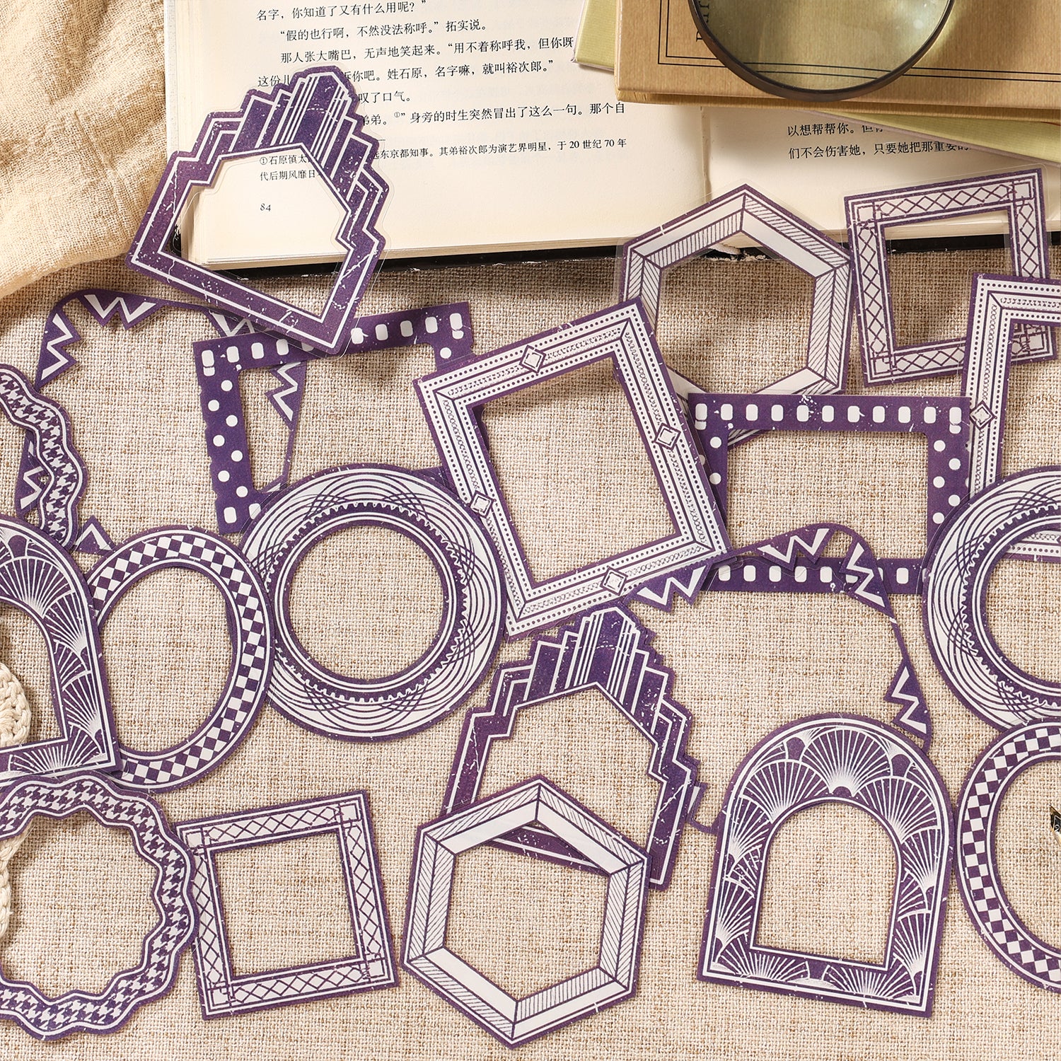 Lace Vintage Frame Sticker
