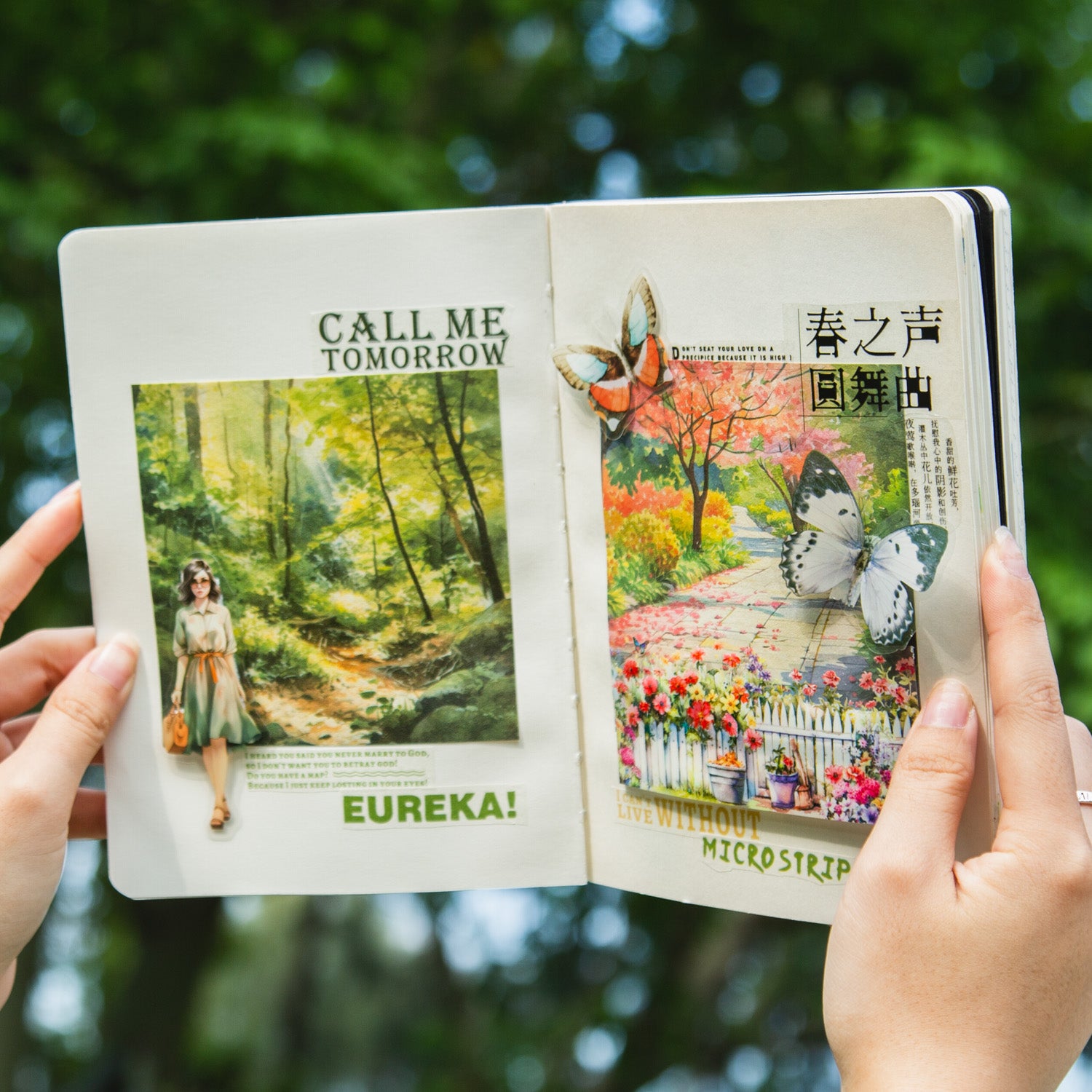 Season Scroll Scrapbooking Paper