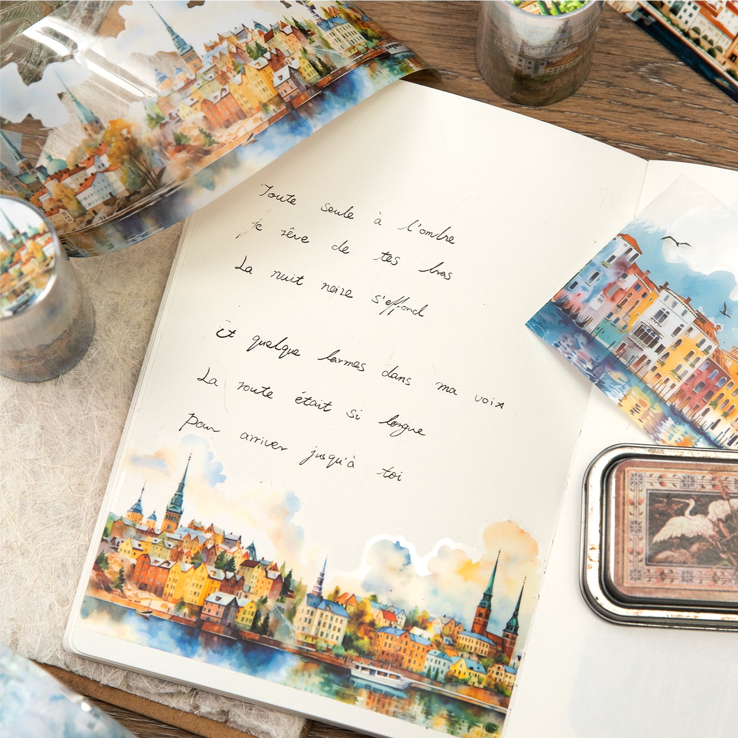 Travel around Europe PET Tape