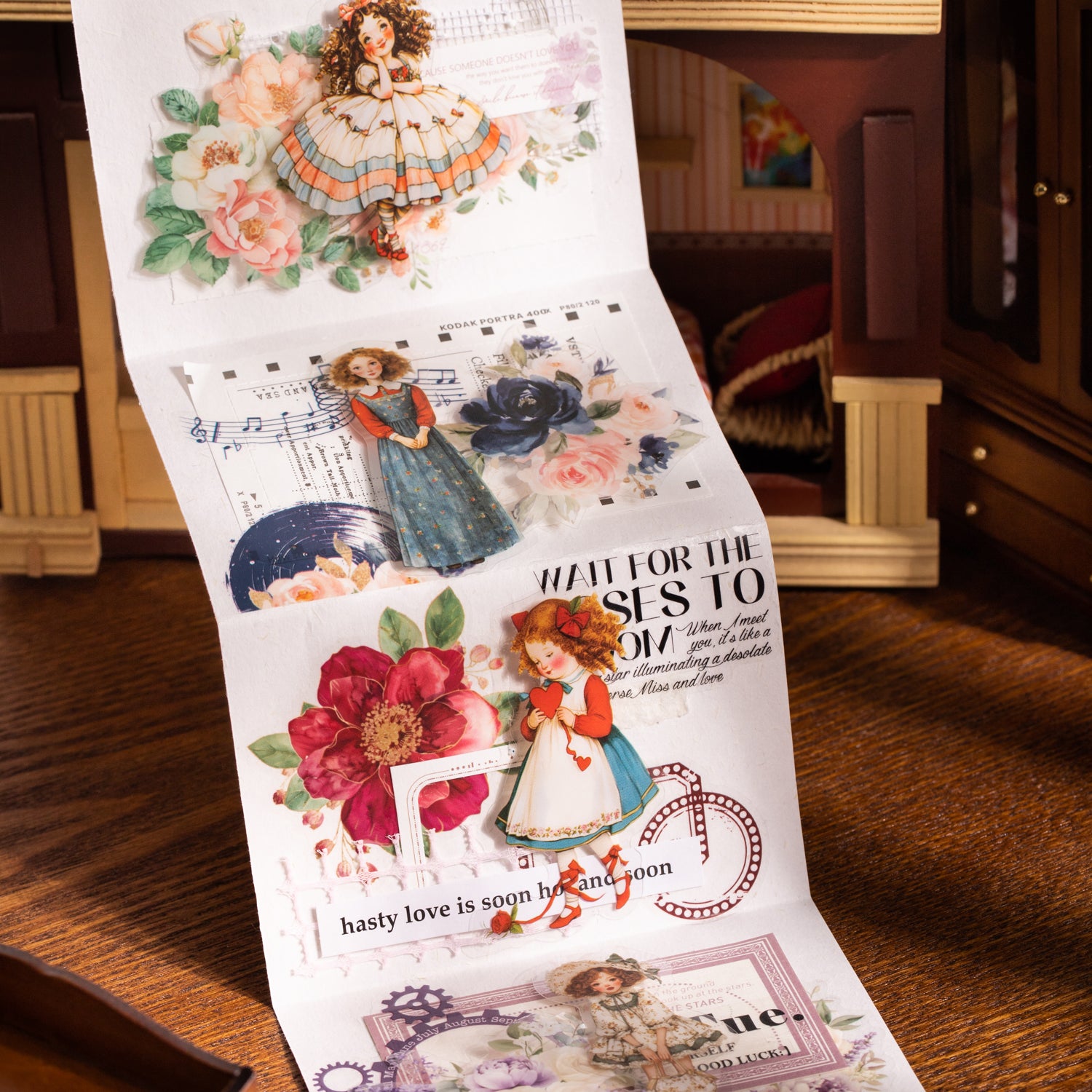 Sweet Style Lolita Girl Character Theme Stickers for journaling and scrapbooking