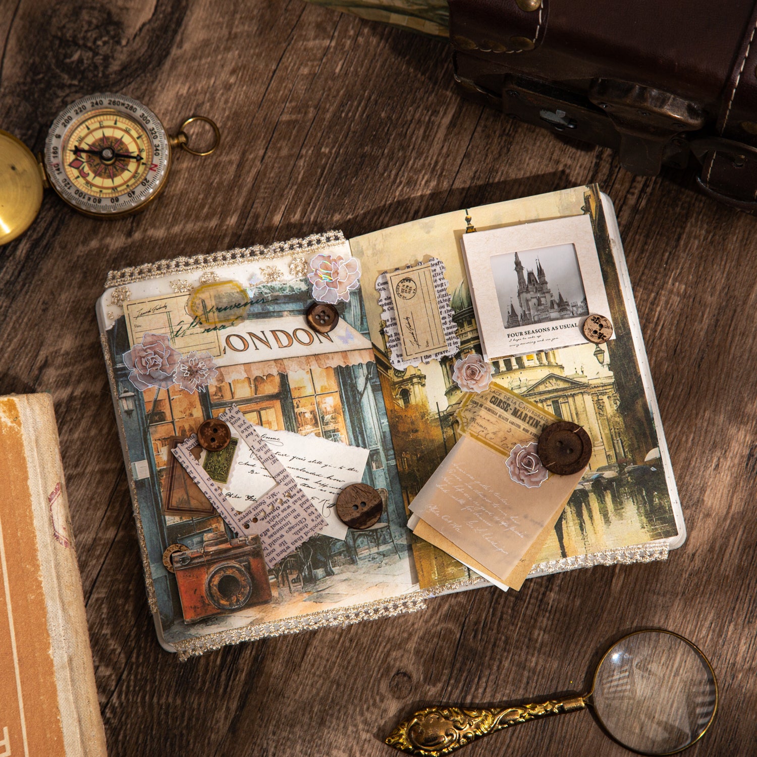 Wanderer's Diary Scrapbooking Paper