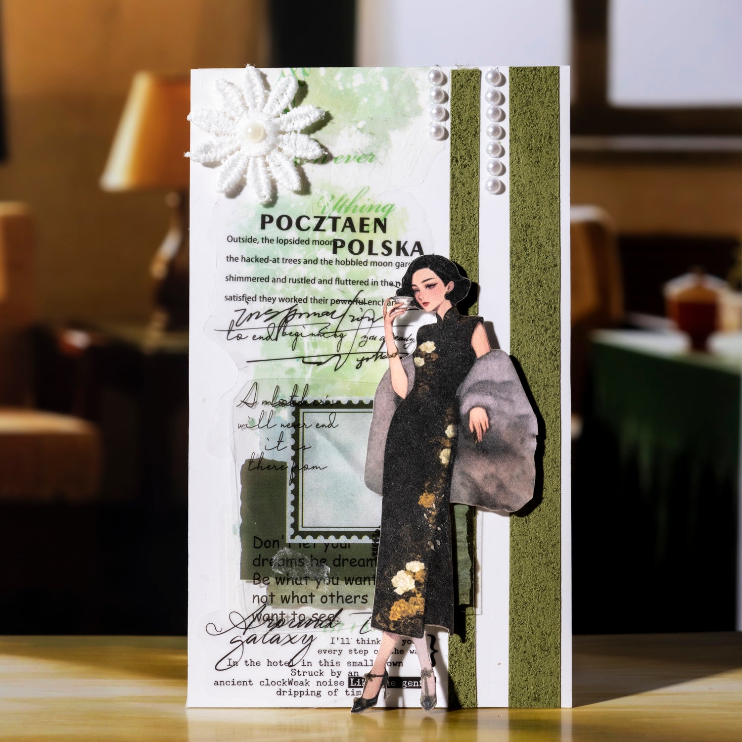 Chinese Cheongsam Girl Character Sticker