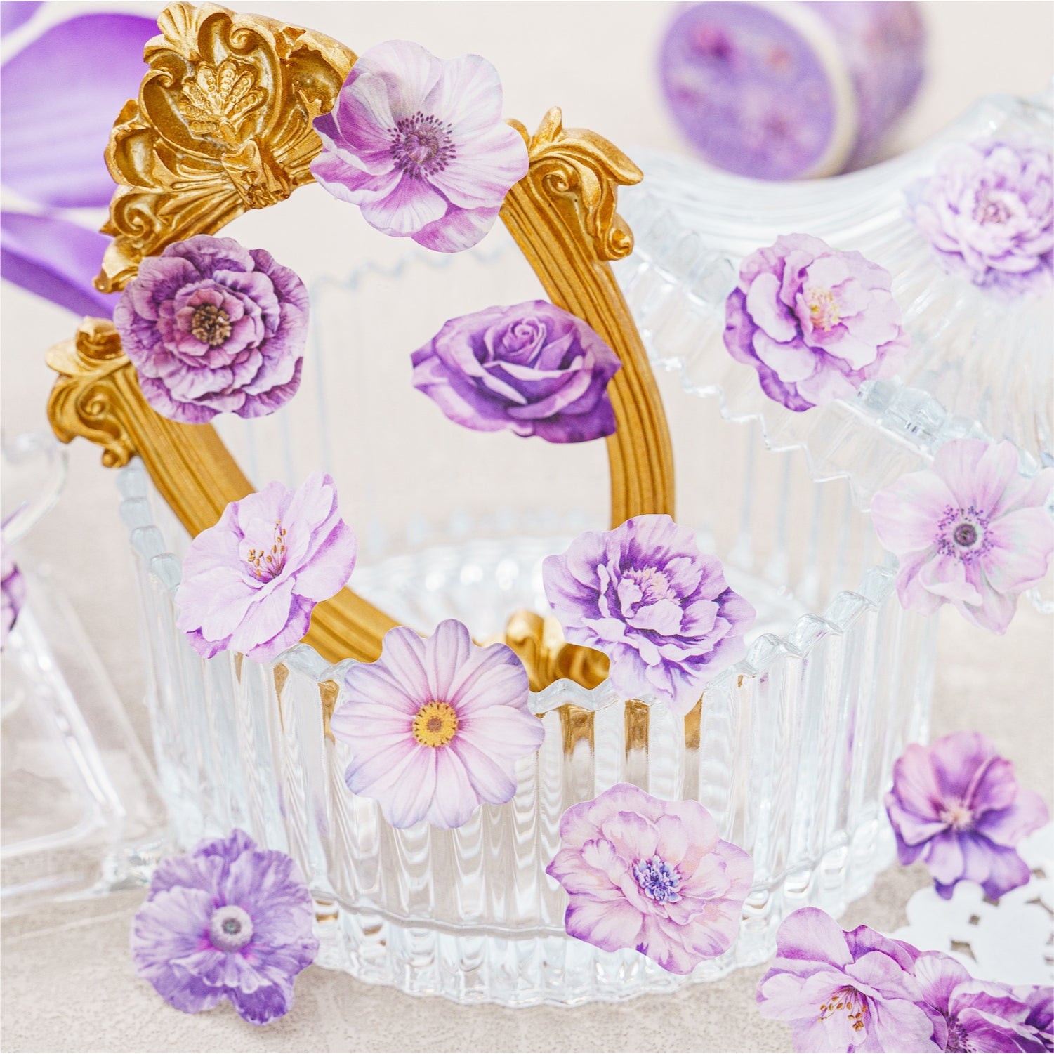 Flower Letter Washi Tape