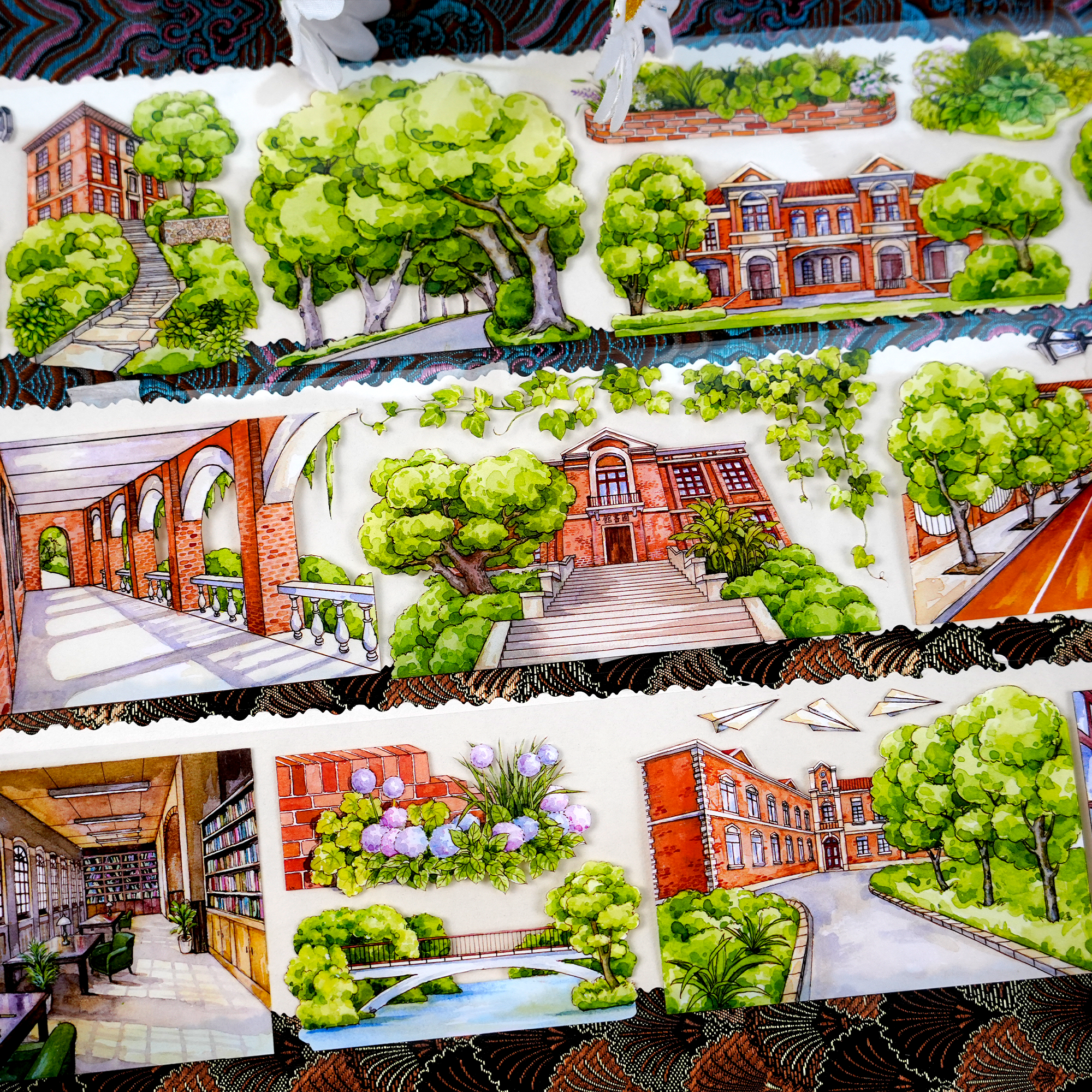 【XT】Campus Scenes Landscaping Tape