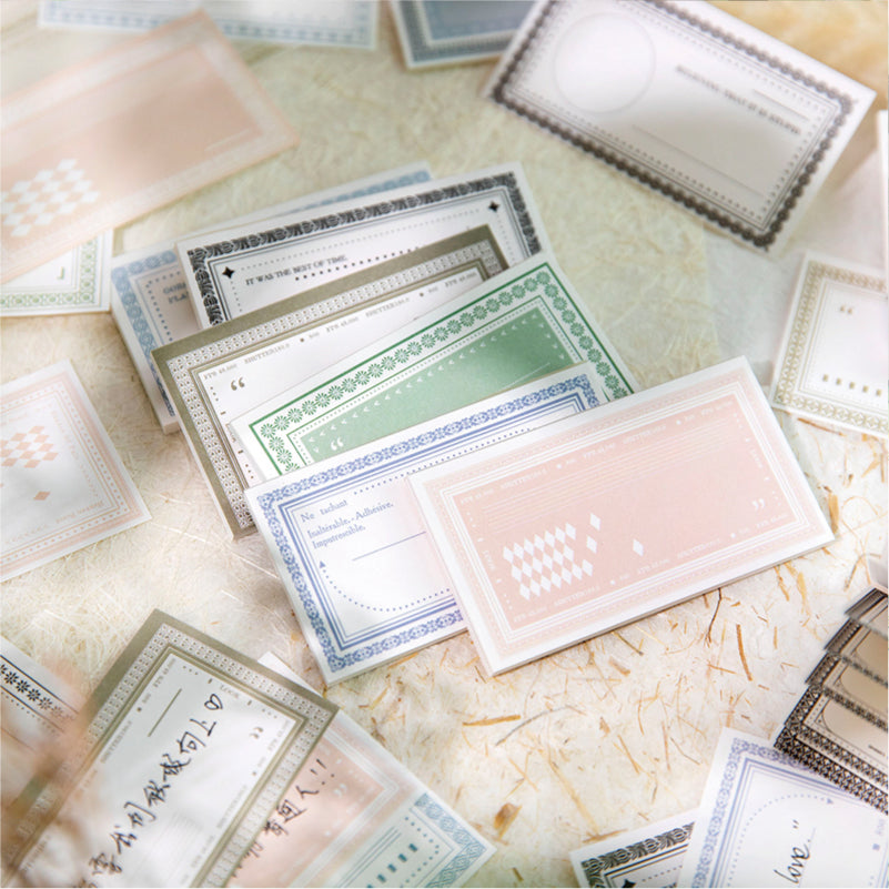 The lingering sound themed Memo Pad