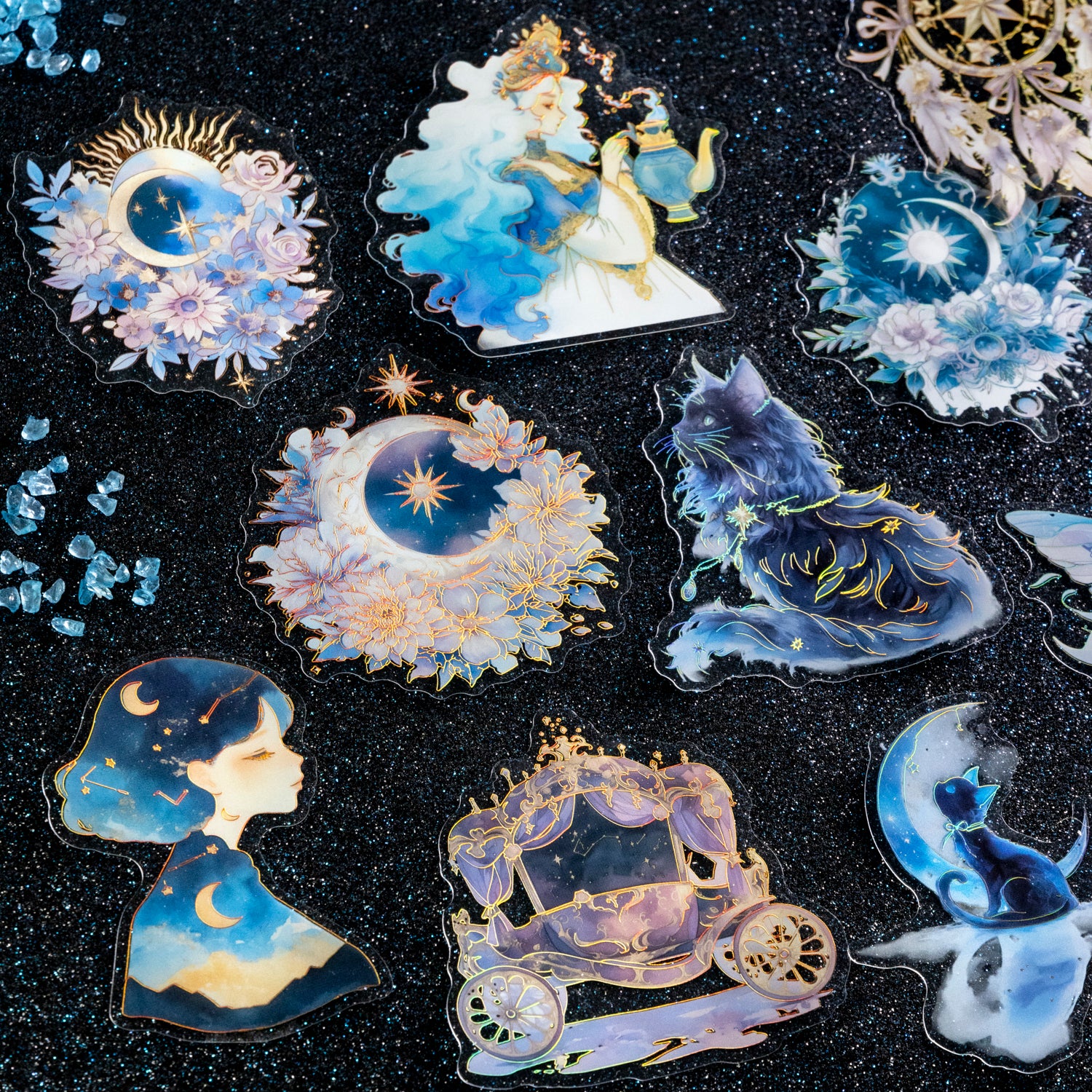 Glimmer of a Dream Starry Sky Theme PET Sticker