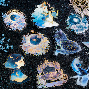 Glimmer of a Dream Starry Sky Theme PET Sticker