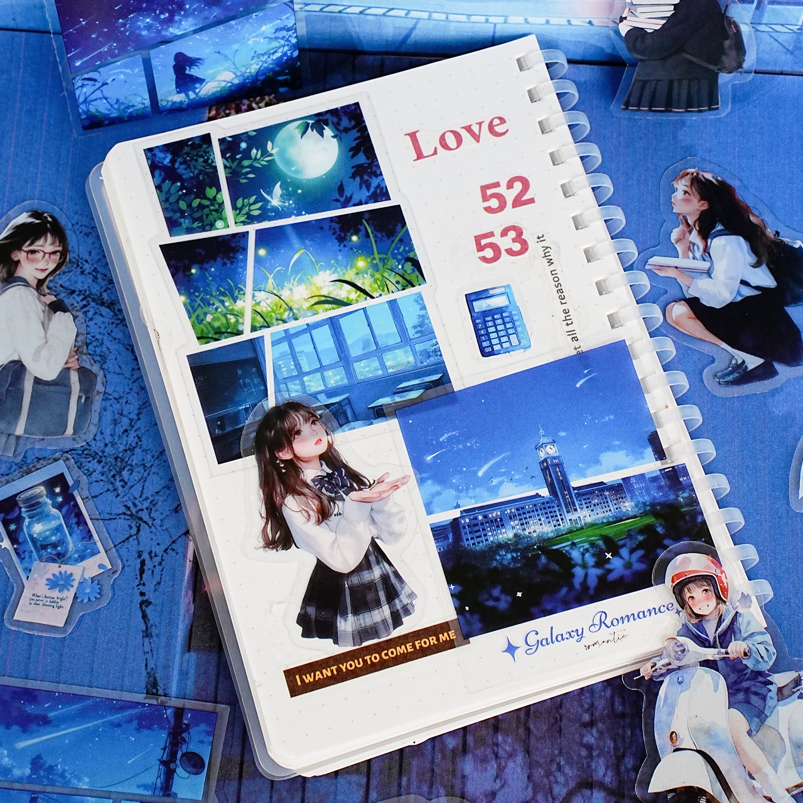 Dream Chasing Serie PET Sticker