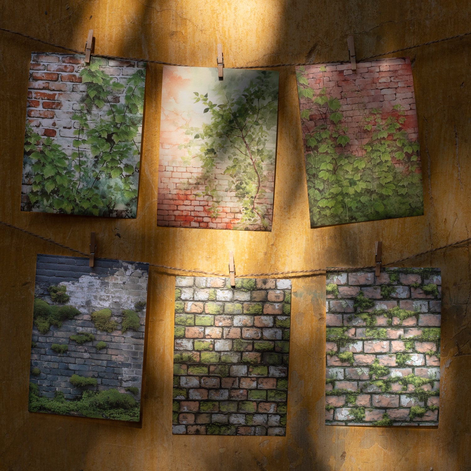 The Art of Brick Walls Washi Sticker