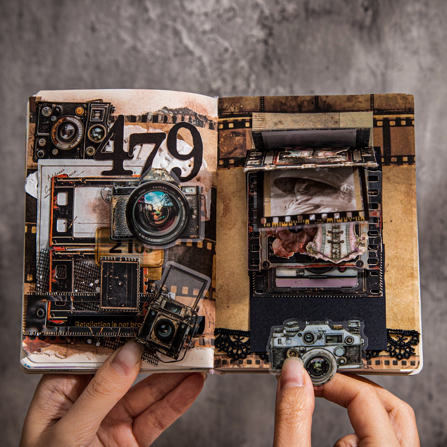 Time Collection Sticker and Paper