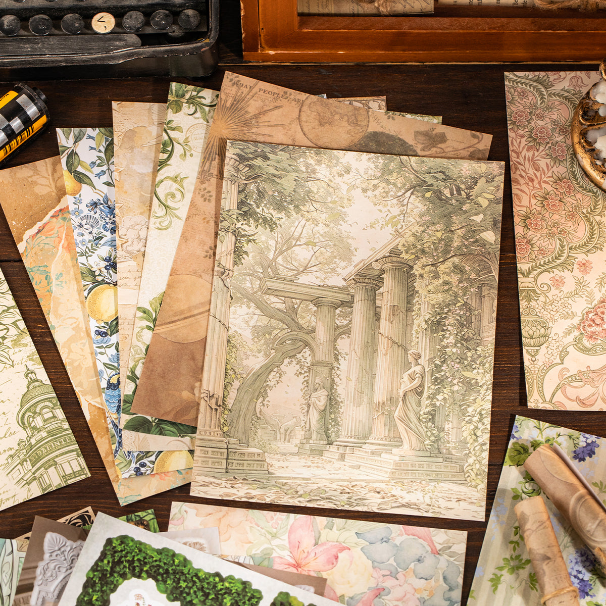 Vintage Treasury Pre-cut Sticker Book