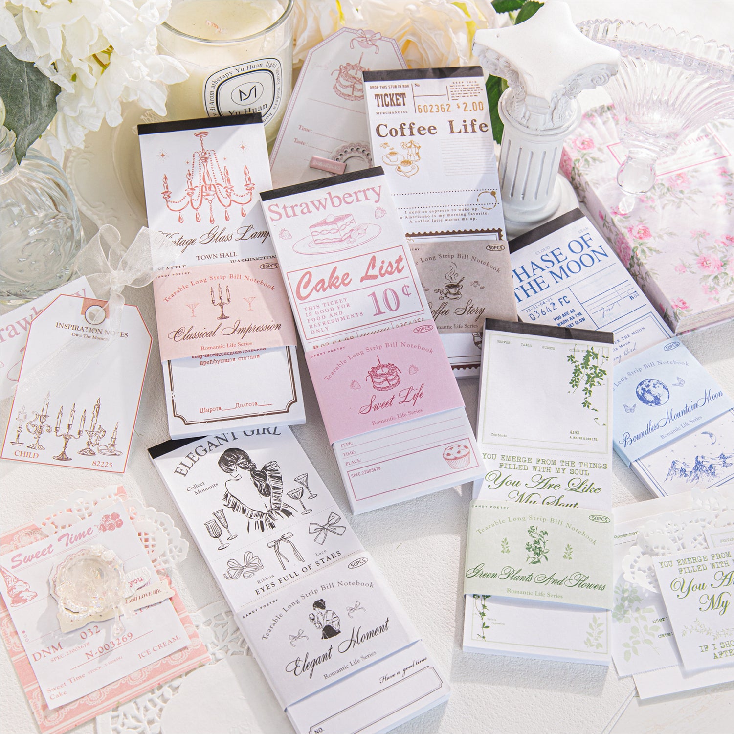 Romantic Life Memo Papers