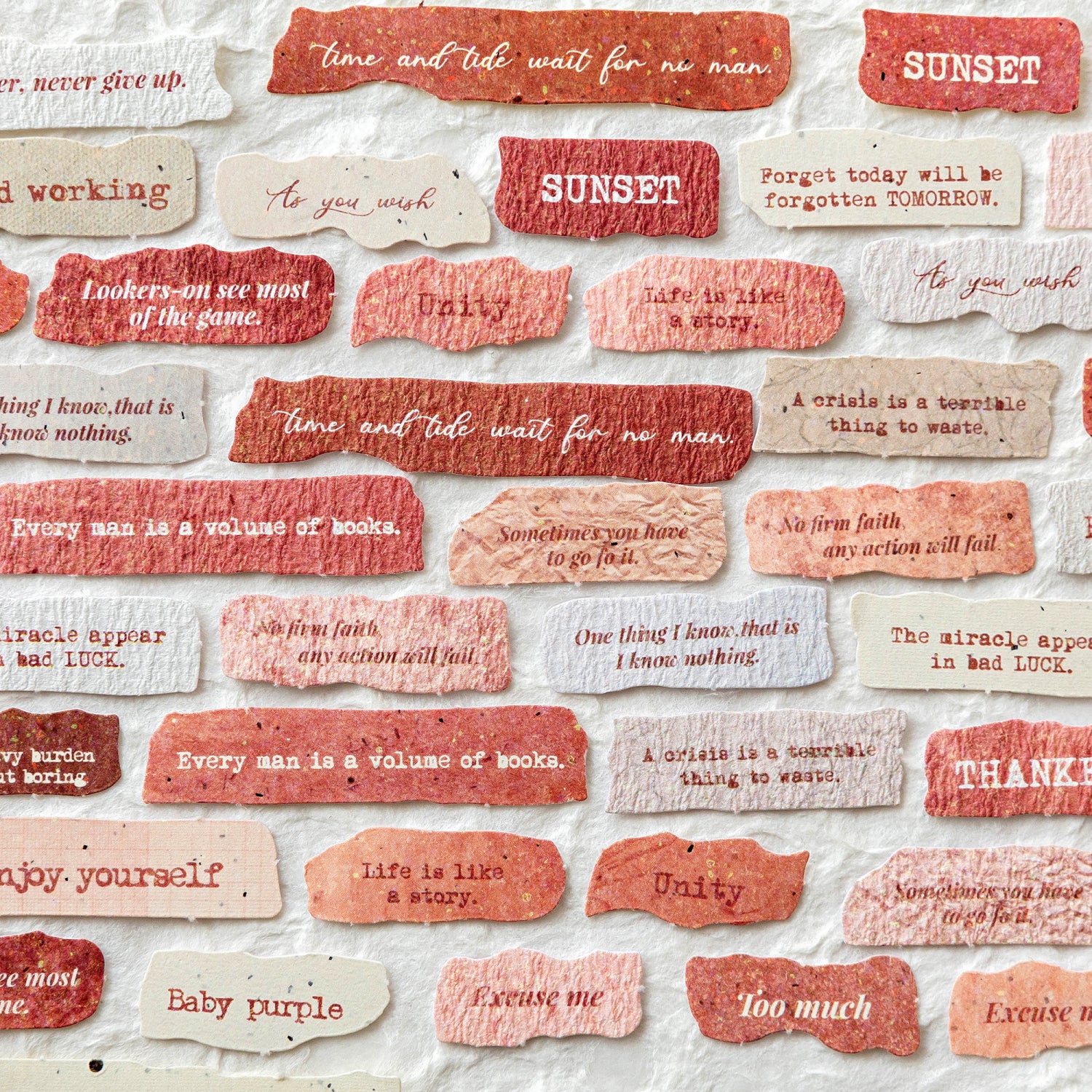 Fragments of the Heart Text Sticker