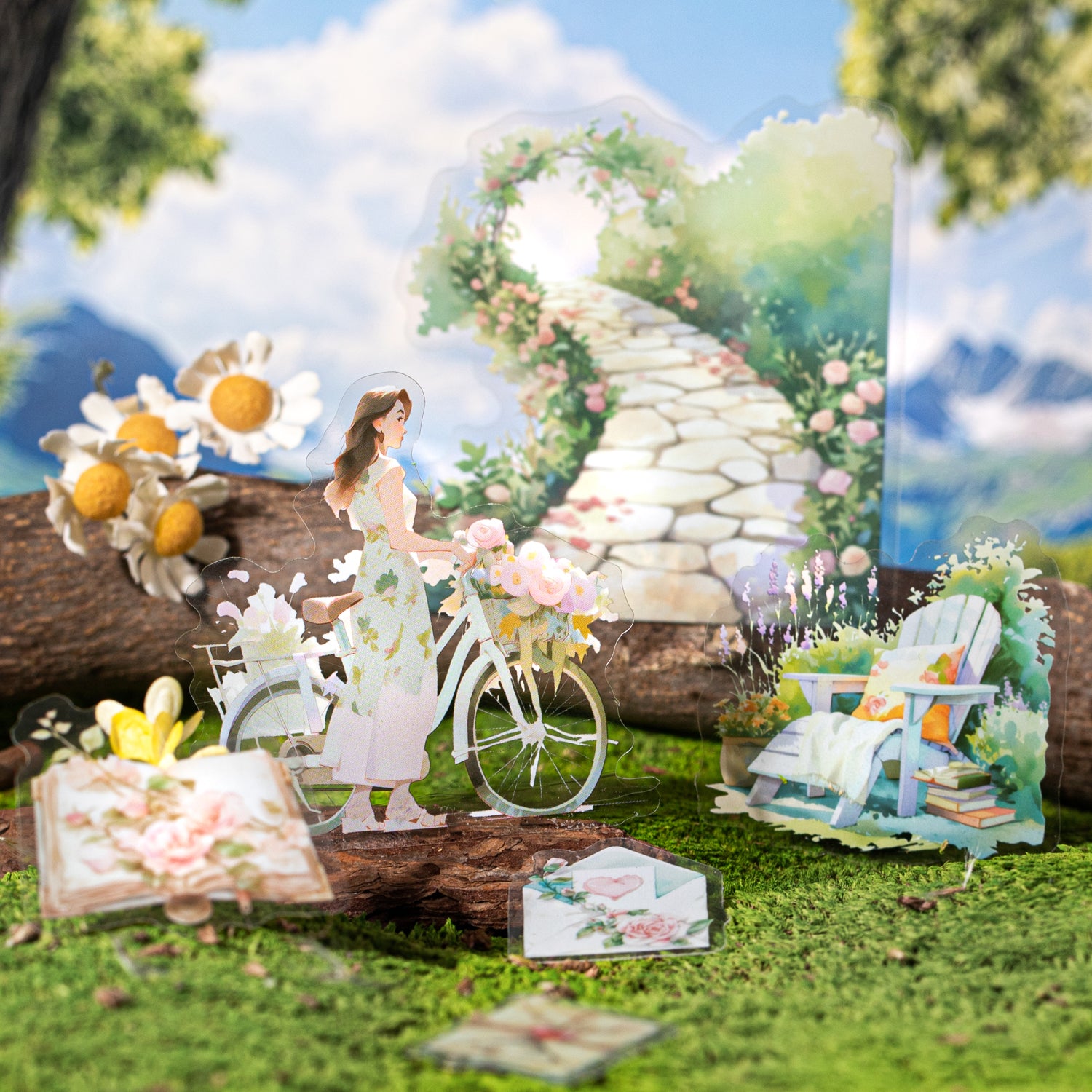 Green Garden PET Sticker