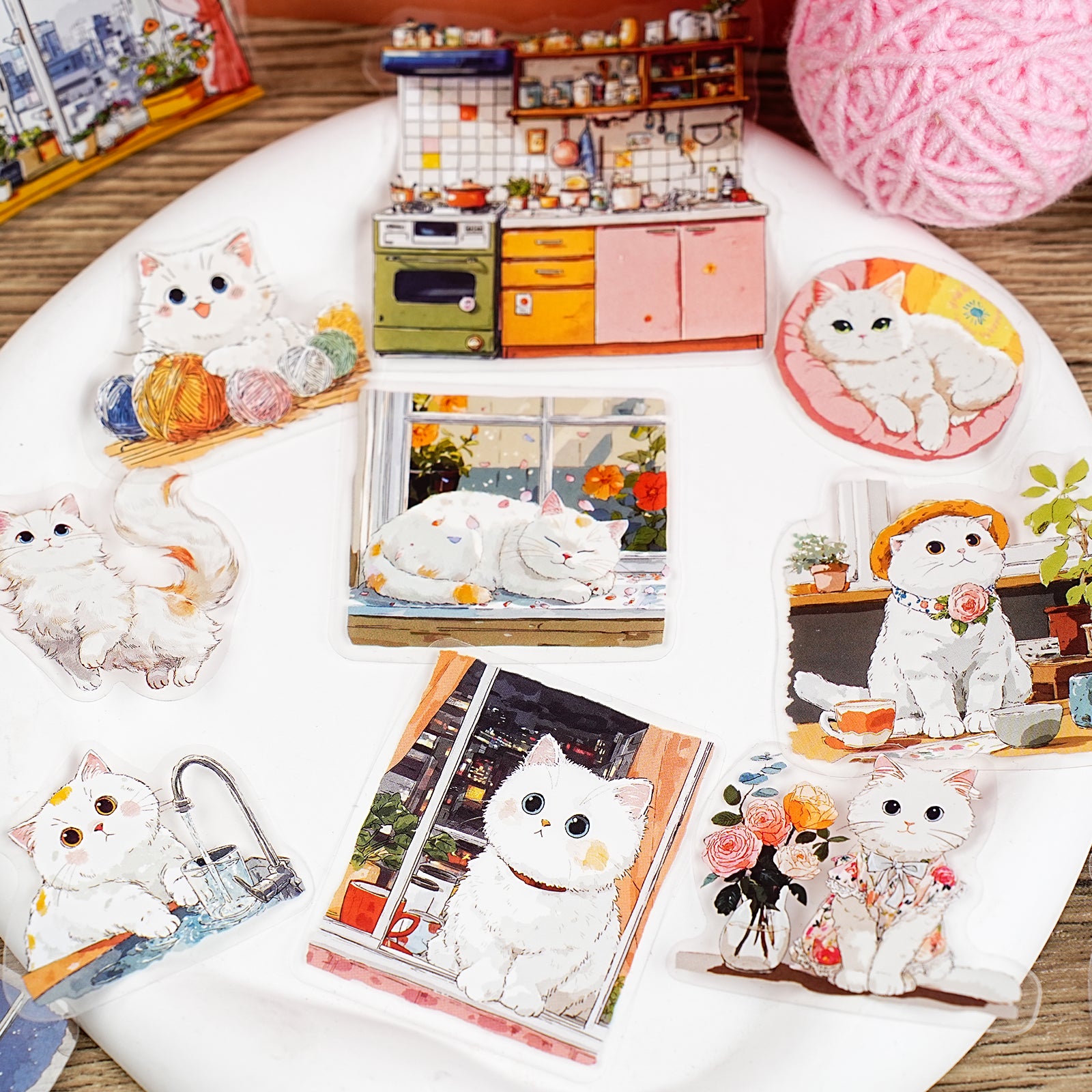 The Daily Life of a Cat PET Sticker