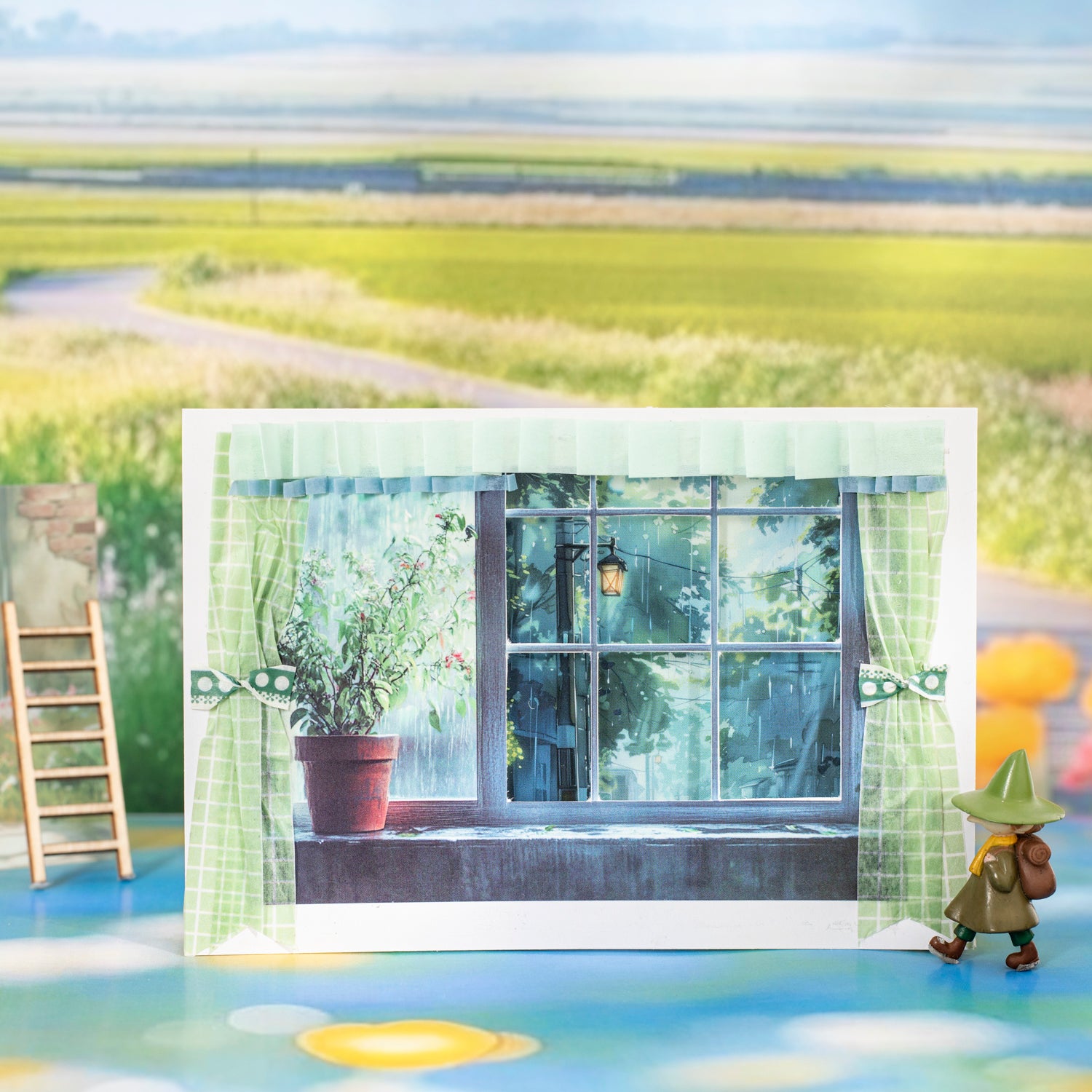 Window View PET Sticker