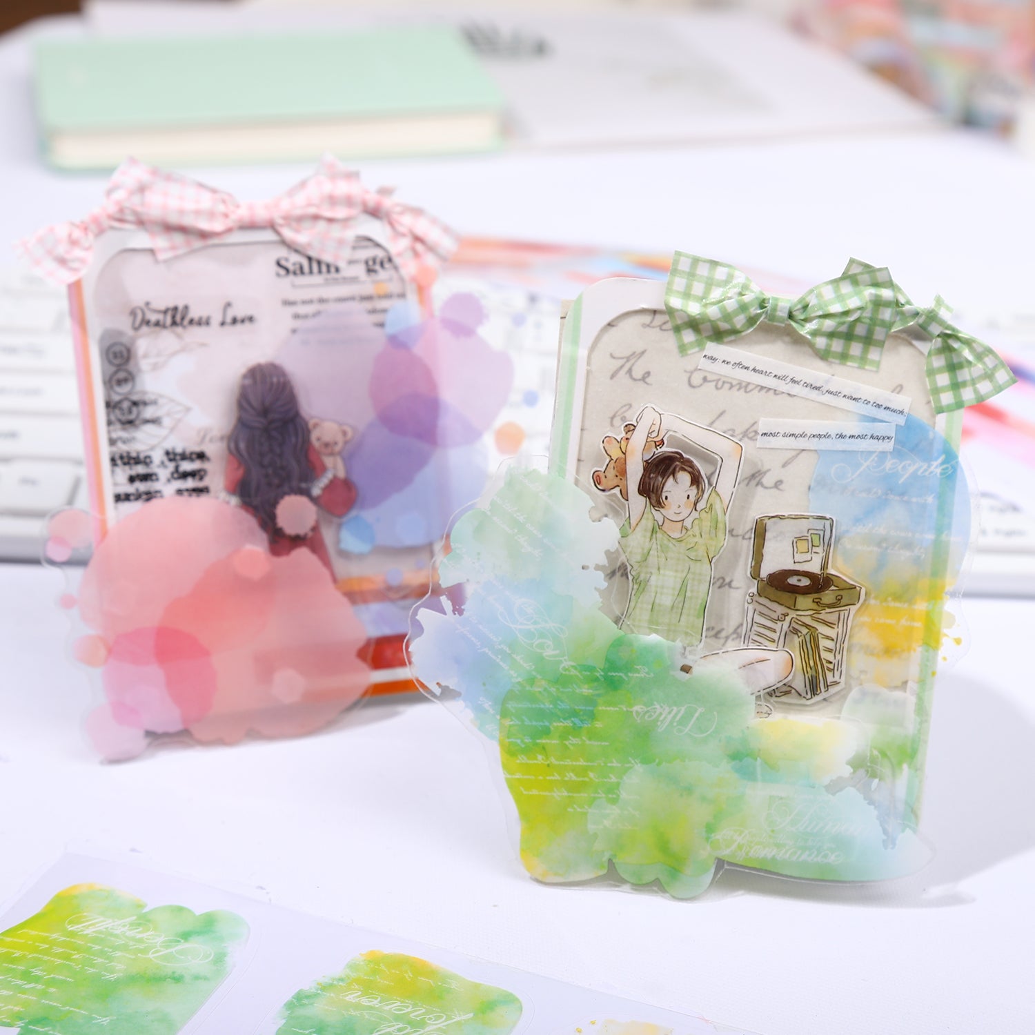 Watercolor Light Painting PET Tape