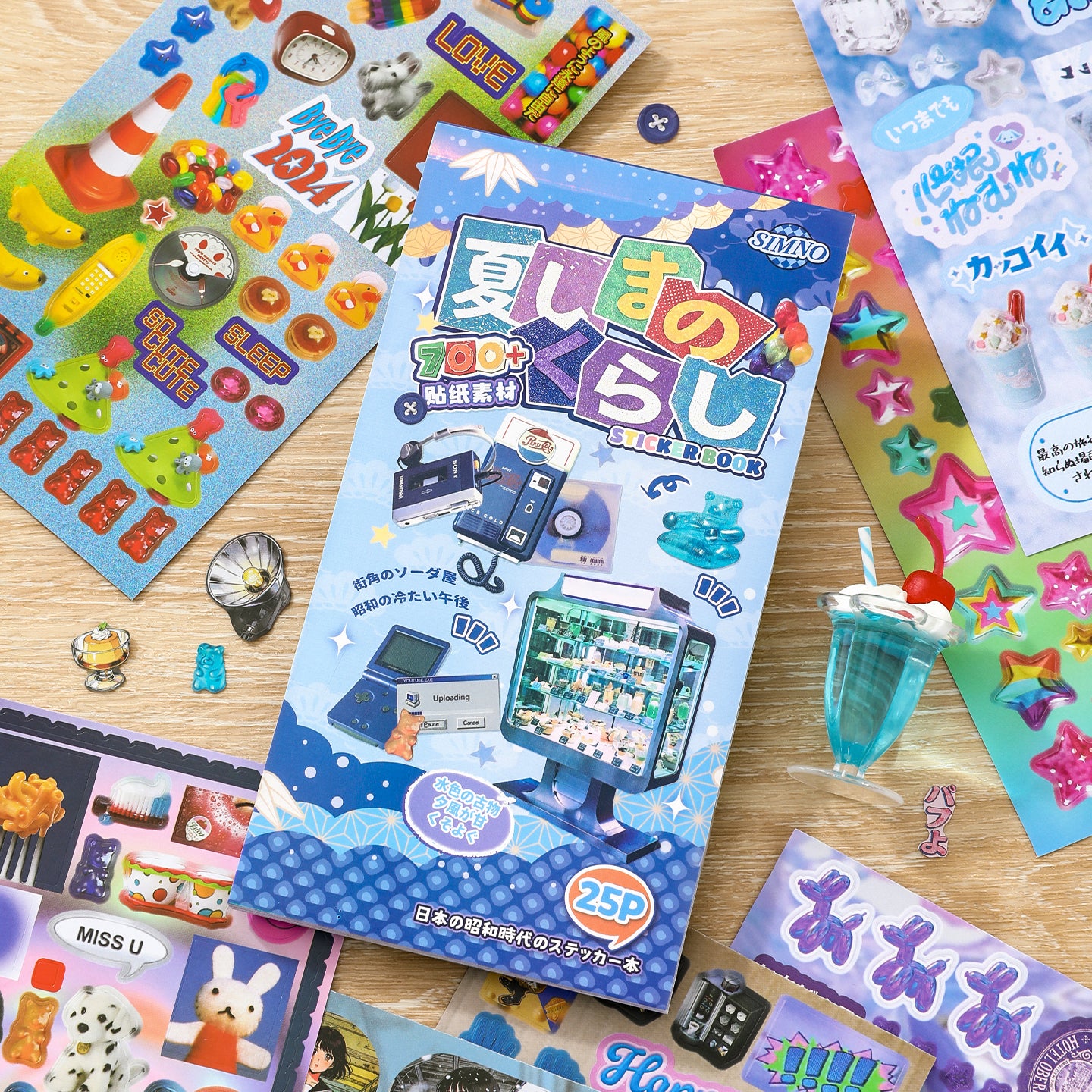 Japanese Lifestyle Aesthetics Pre-cut Sticker Book