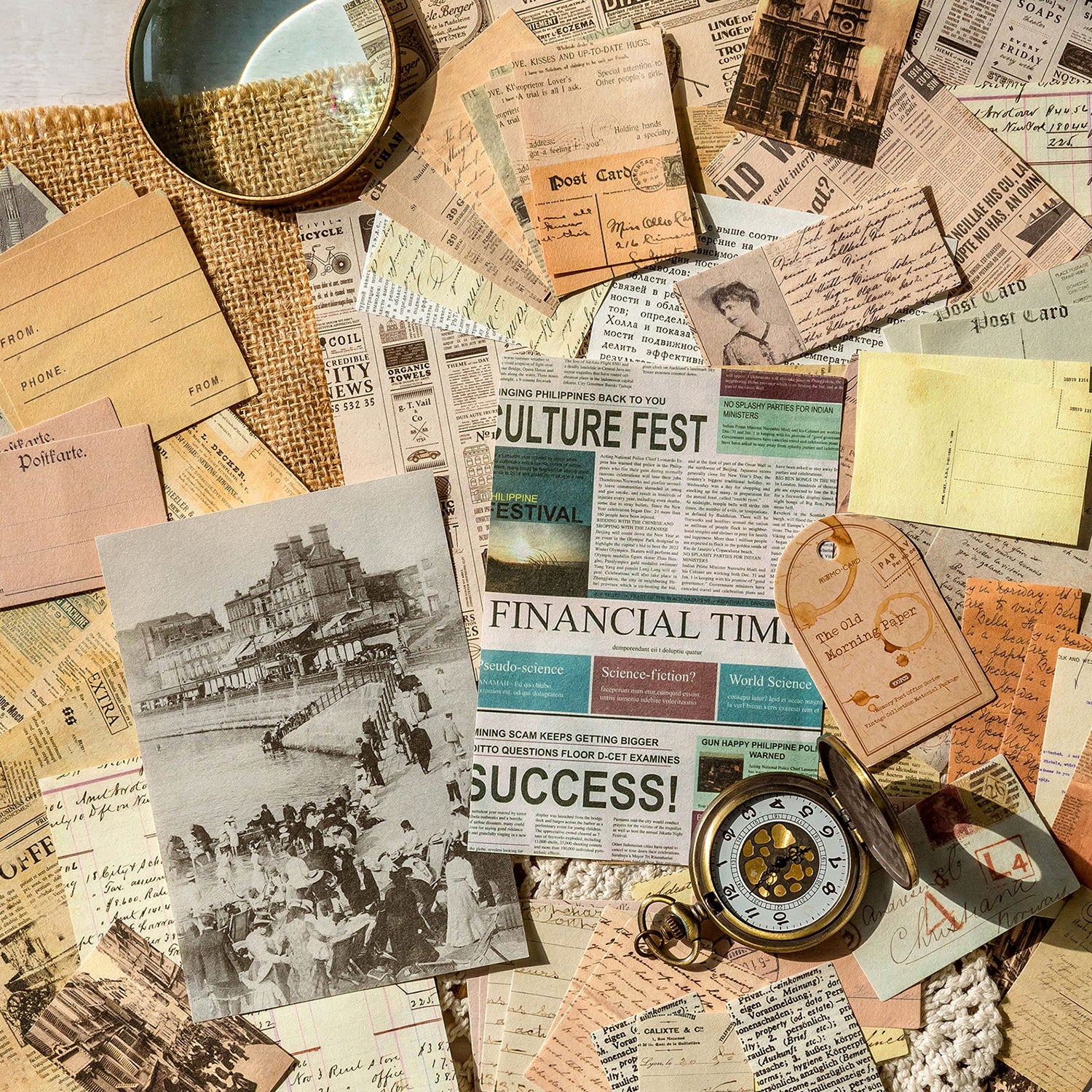 The Memory Delivery Scrapbooking Paper