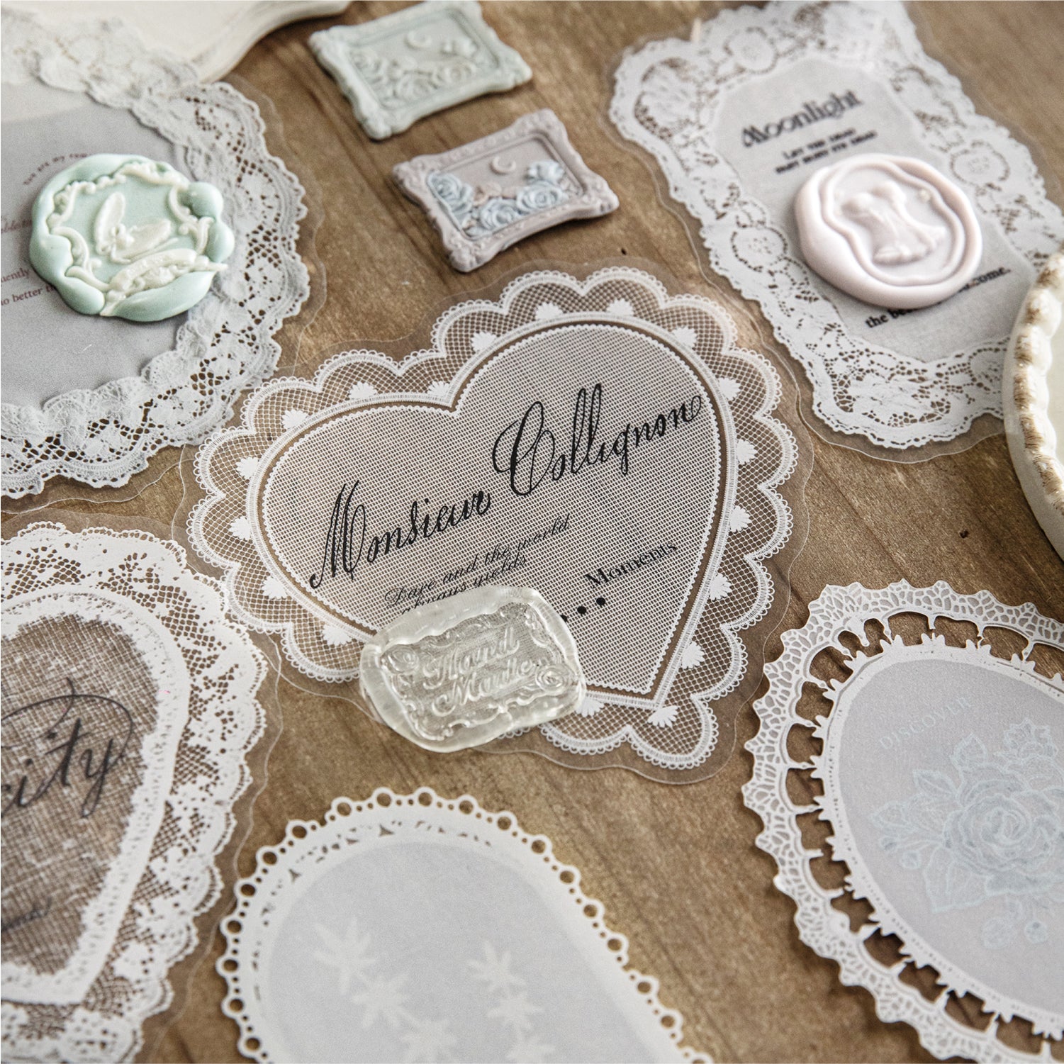 Lace Poetry Sticker