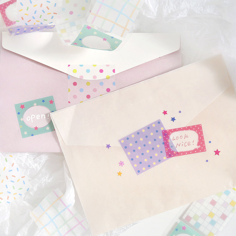 Cute Polka Dots Pre-cut Vellum Tape