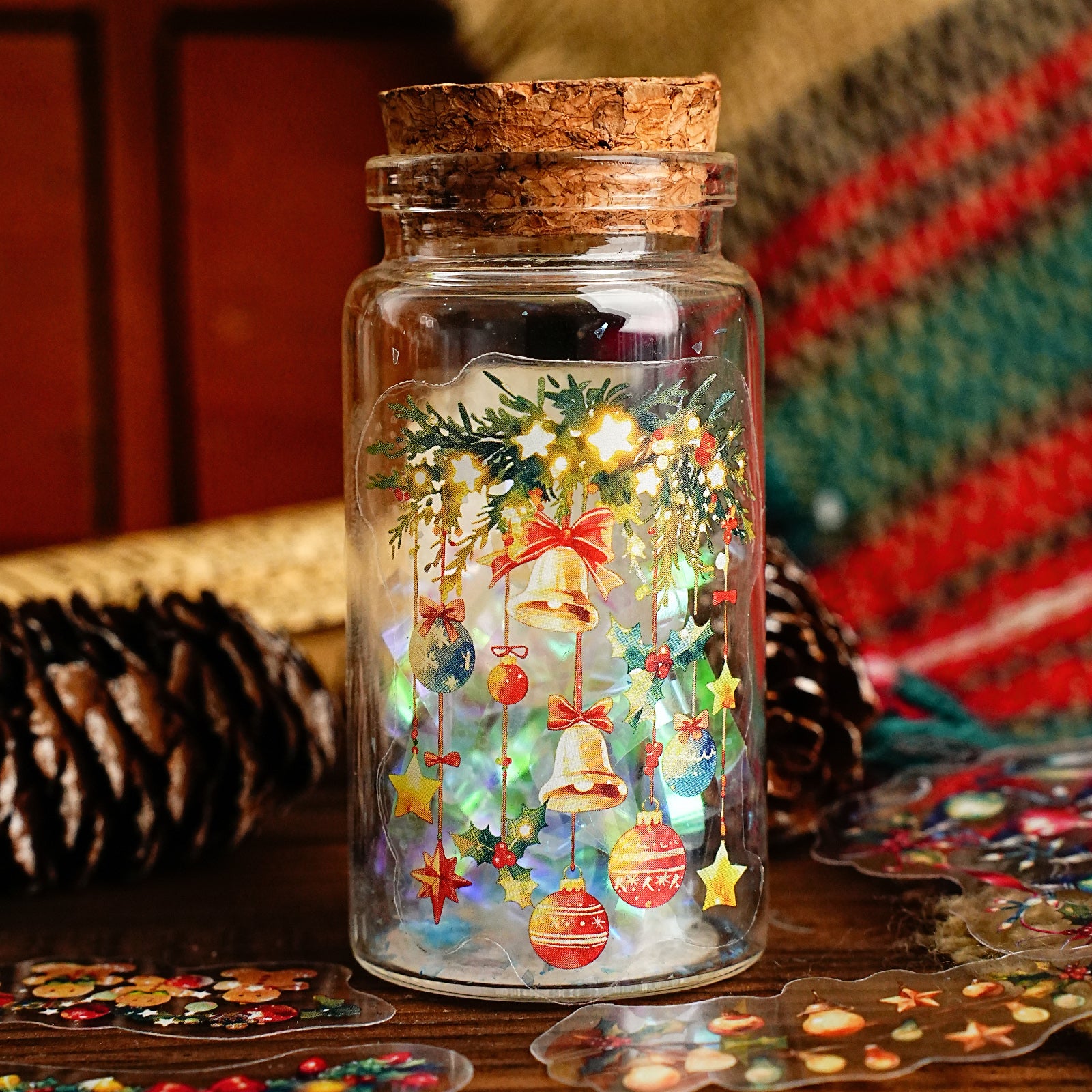 Halloween and Christmas Decorations PET Sticker