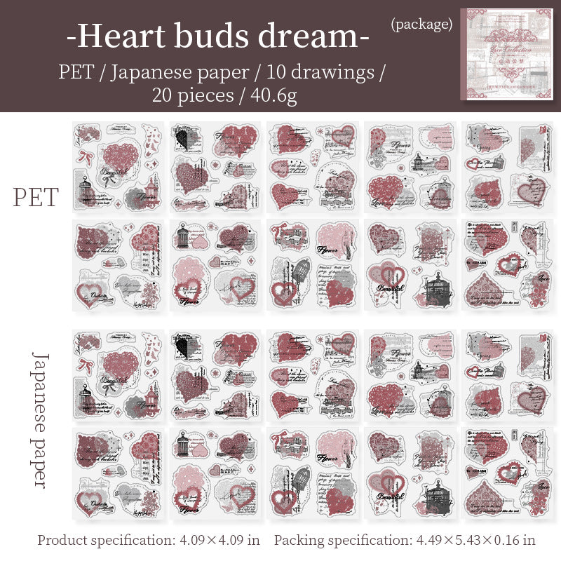 Lace theme Pre-cut Washi&PET Sticker Book