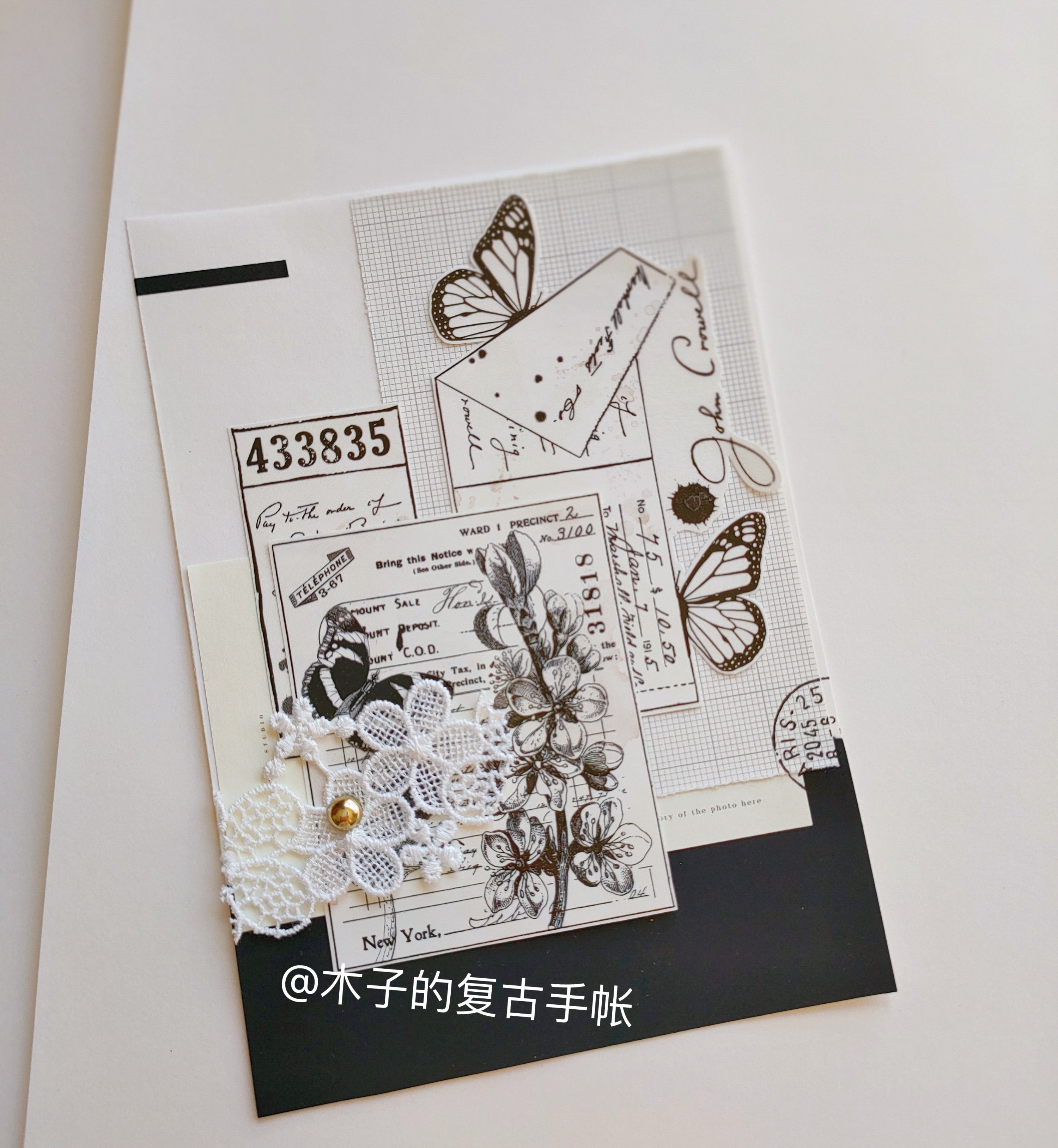 Letters and Butterflies Tape (6cm*100cm)