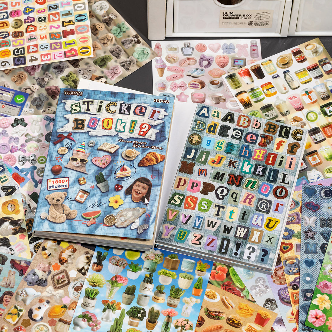 Vintage Everyday Objects Sticker Book