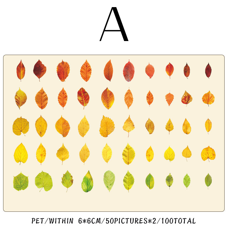 Four Seasons of leaves series sticker 