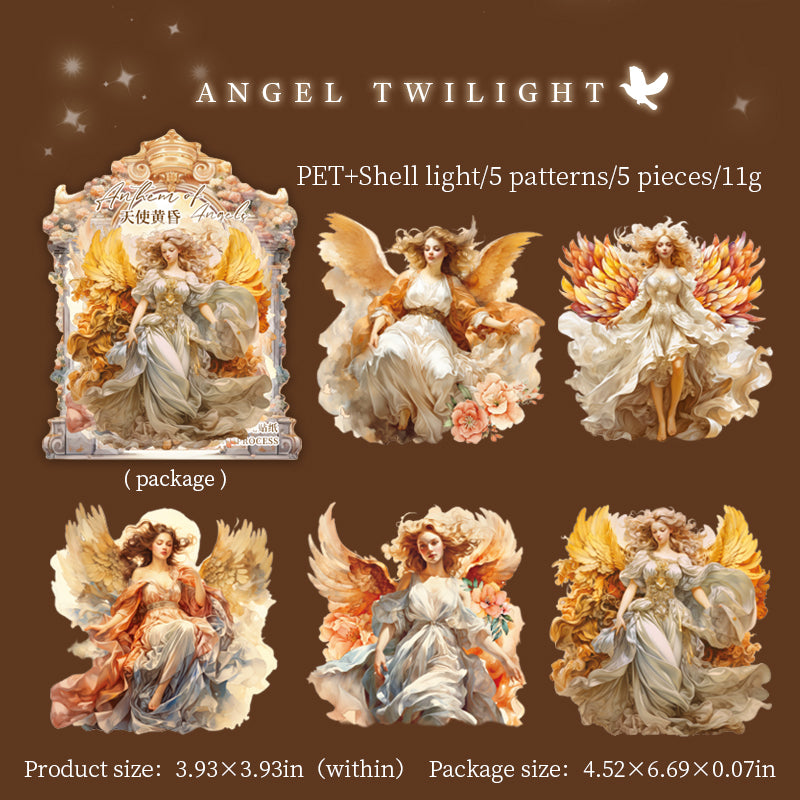 Angel Carol PET Sticker