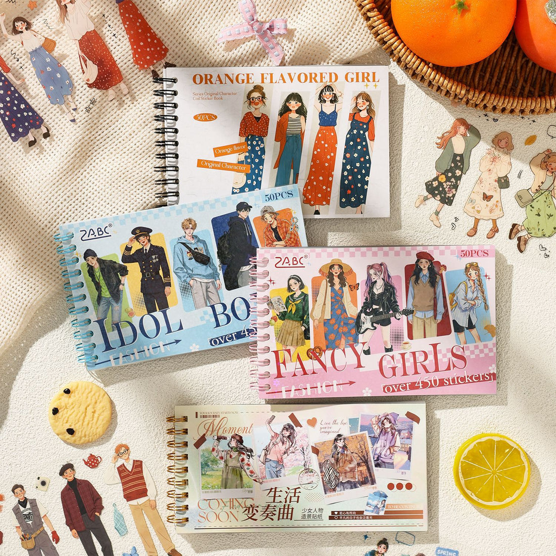 Fancy Girls and Idol Boys Sticker Book