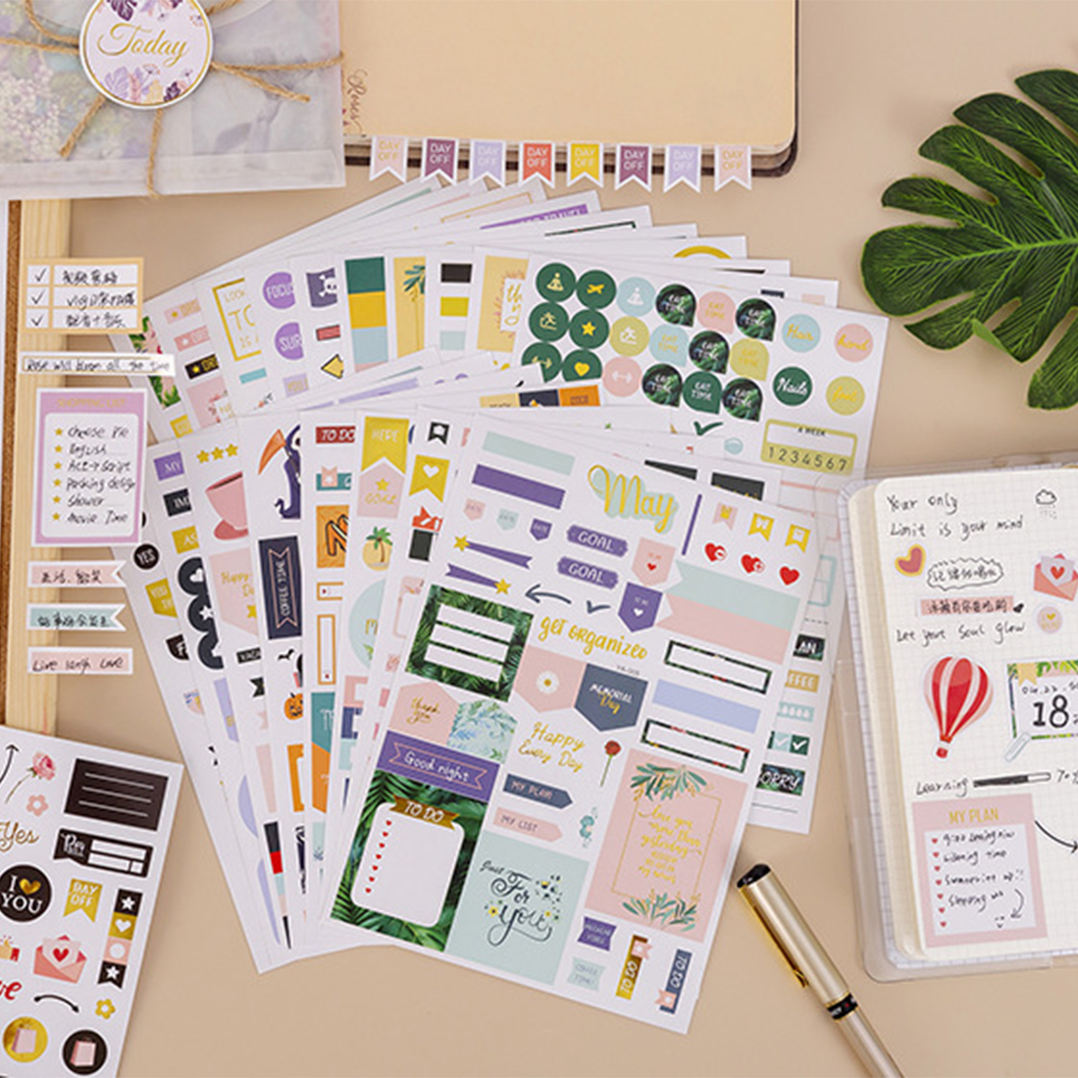 Planner Sticker 1230Pcs