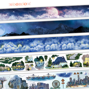 【ZERO】About Night Landscaping Tape(34 Styles)(Whole Roll Tape)