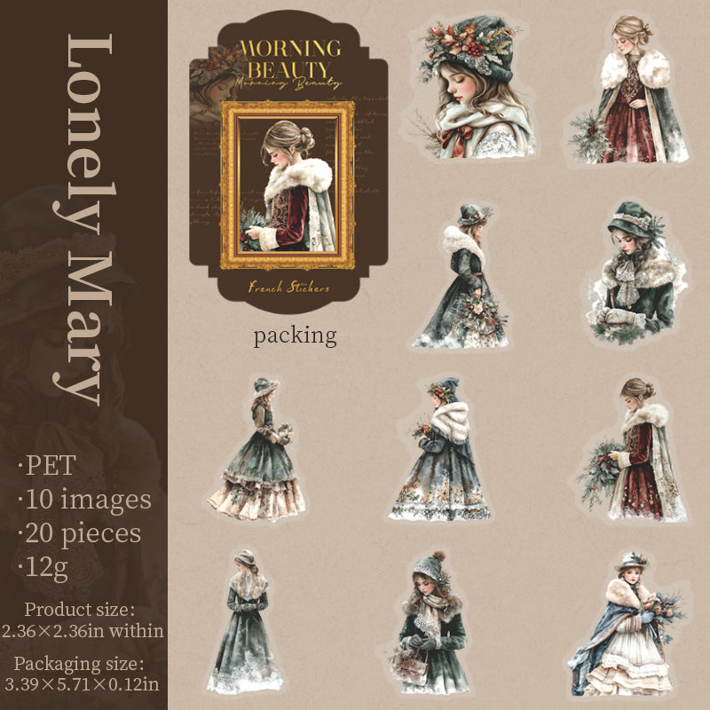 Morning Beauty Character PET Sticker