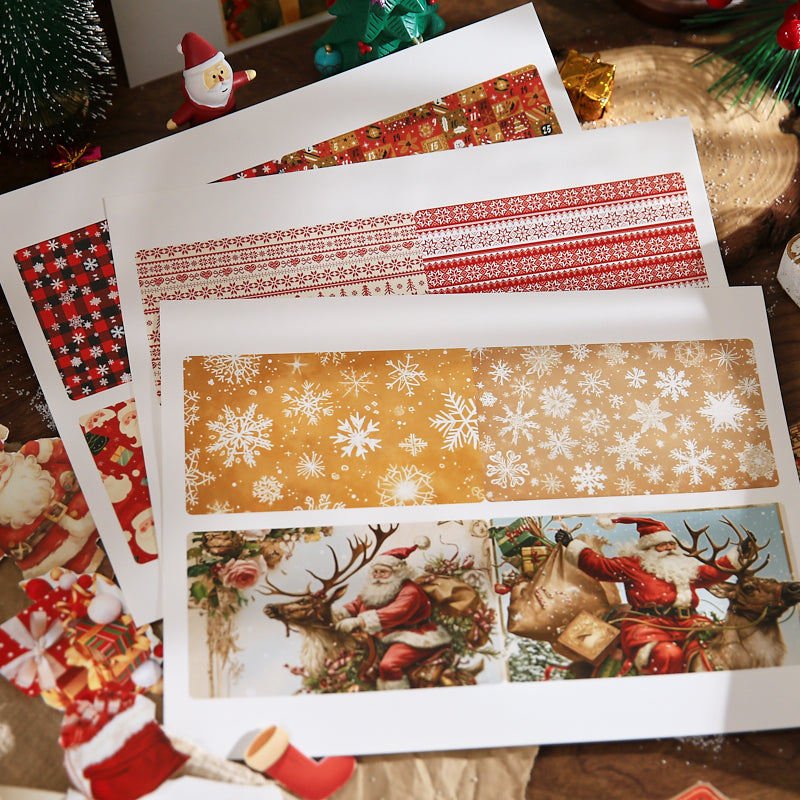 Merry Christmas Scrapbooking Paper and punching machine