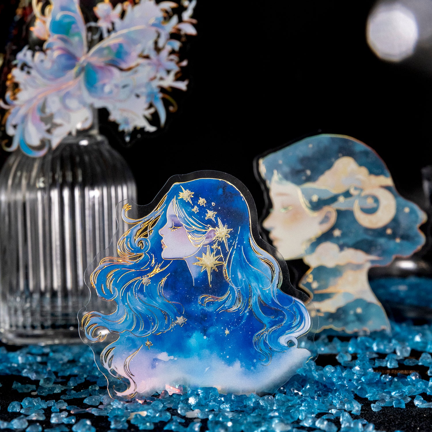 Glimmer of a Dream Starry Sky Theme PET Sticker