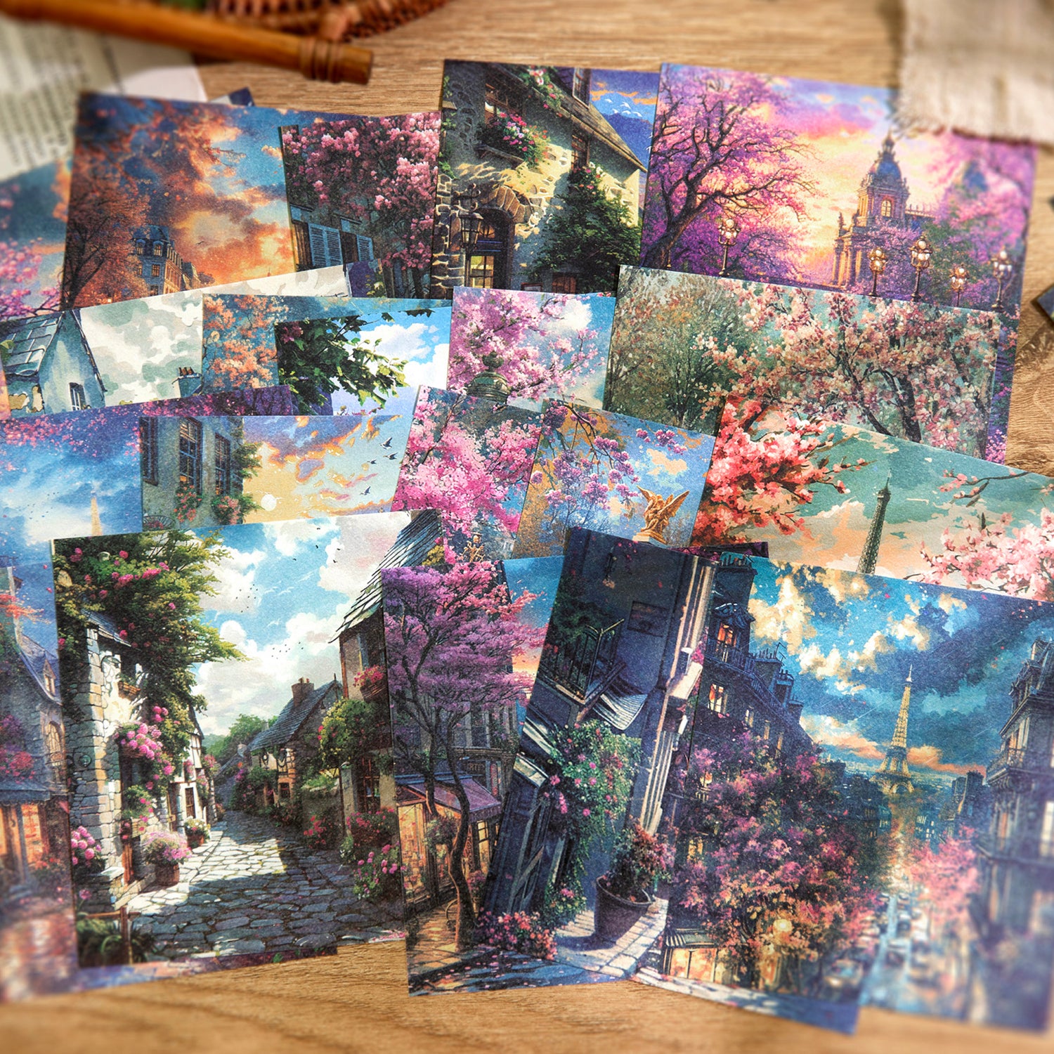 Fantasy of The Past Scrapbook Paper